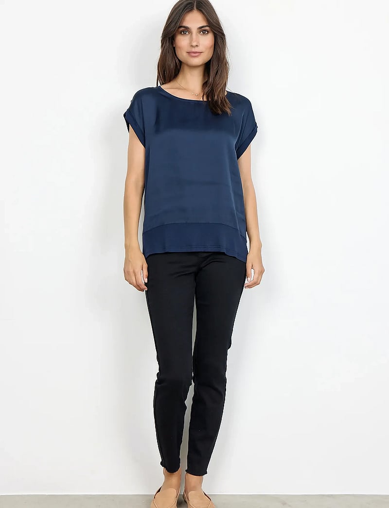 Soyaconcept - SC-THILDE - kortärmade blusar - navy - 4