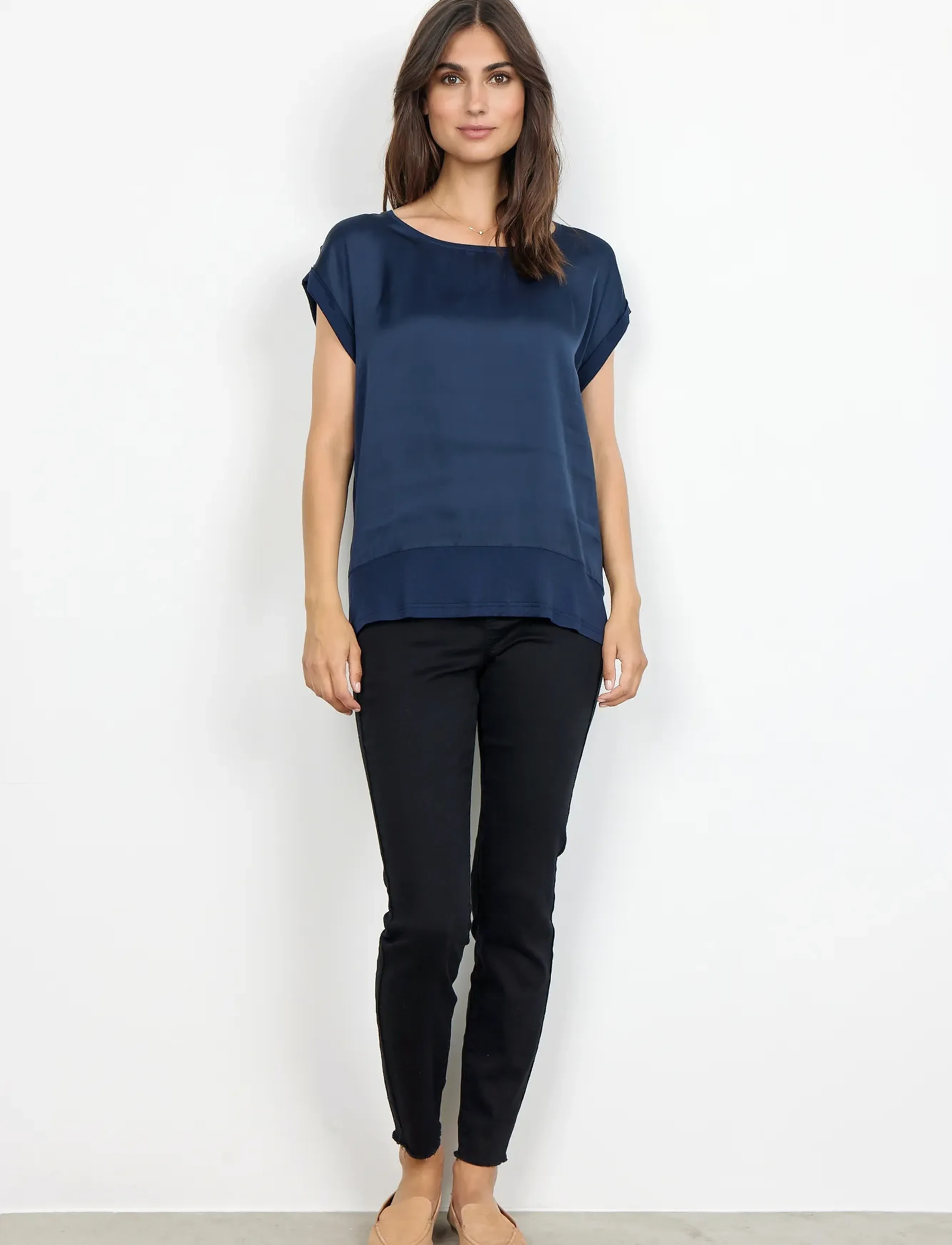 Soyaconcept - SC-THILDE - kurzämlige blusen - navy - 4