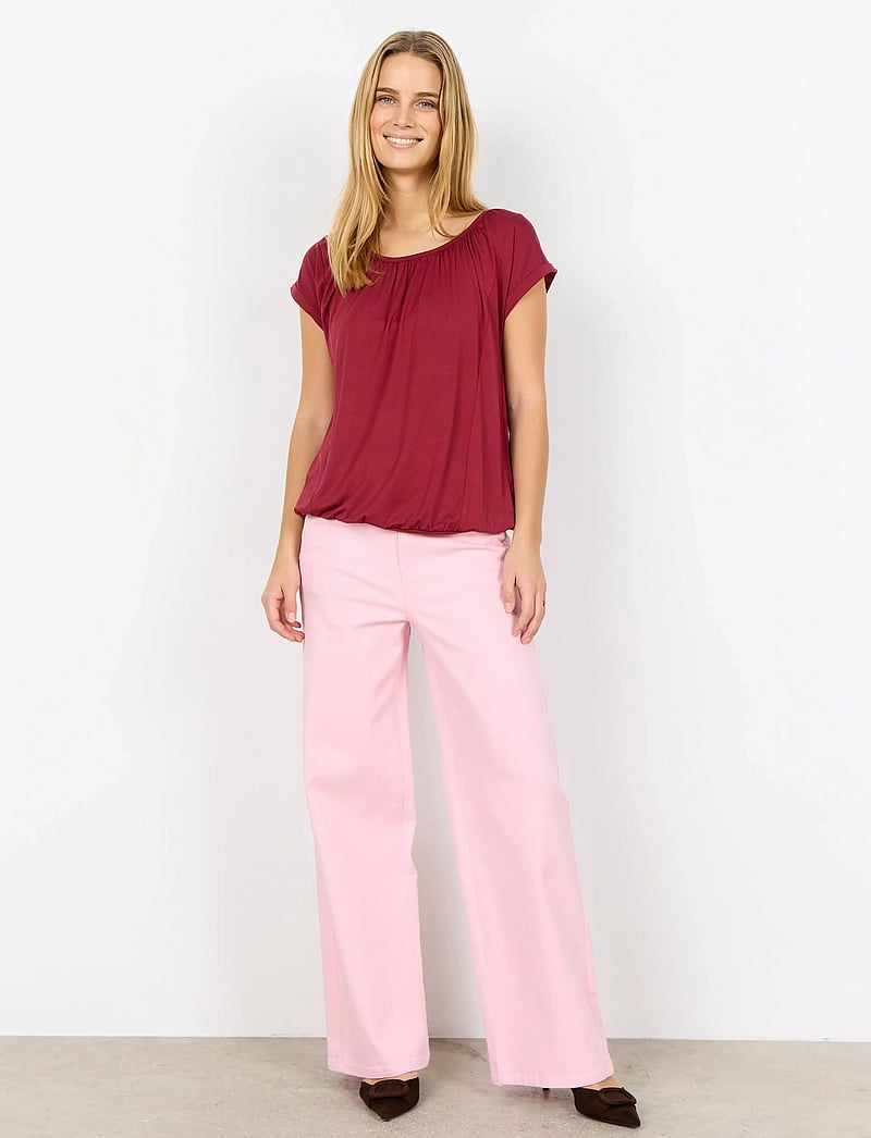 Soyaconcept - SC-MARICA - kortärmade blusar - 4470 dk. red - 3