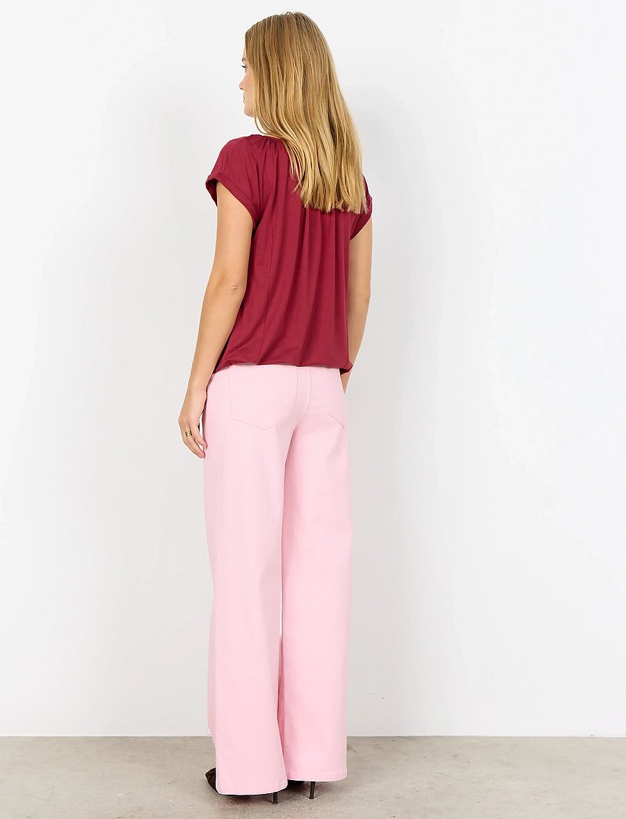 Soyaconcept - SC-MARICA - lühikeste varrukatega pluusid - 4470 dk. red - 4