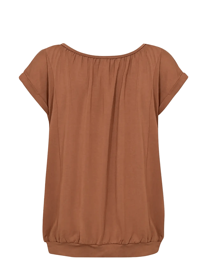 Soyaconcept - SC-MARICA - kurzämlige blusen - 8710 toffee - 2