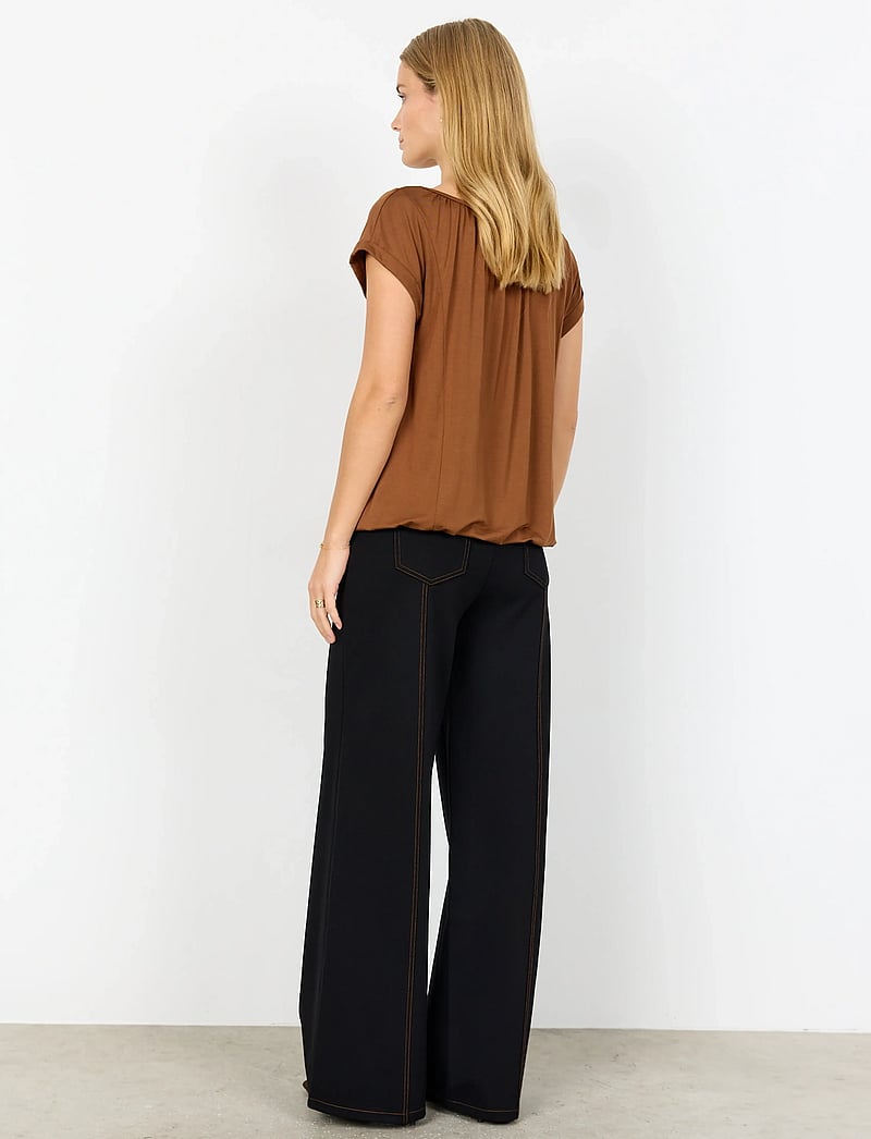 Soyaconcept - SC-MARICA - kurzämlige blusen - 8710 toffee - 4