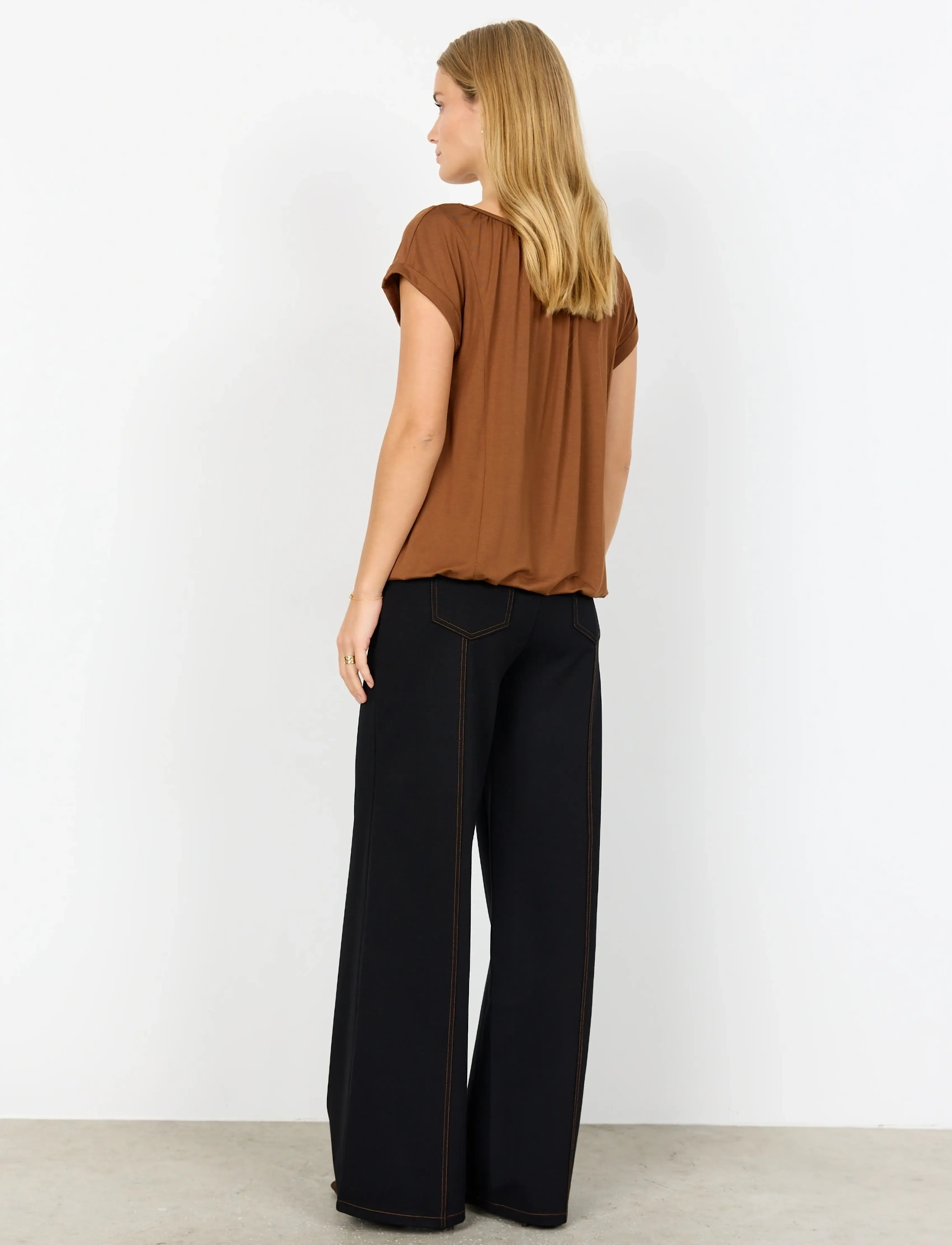 Soyaconcept - SC-MARICA - lühikeste varrukatega pluusid - 8710 toffee - 4