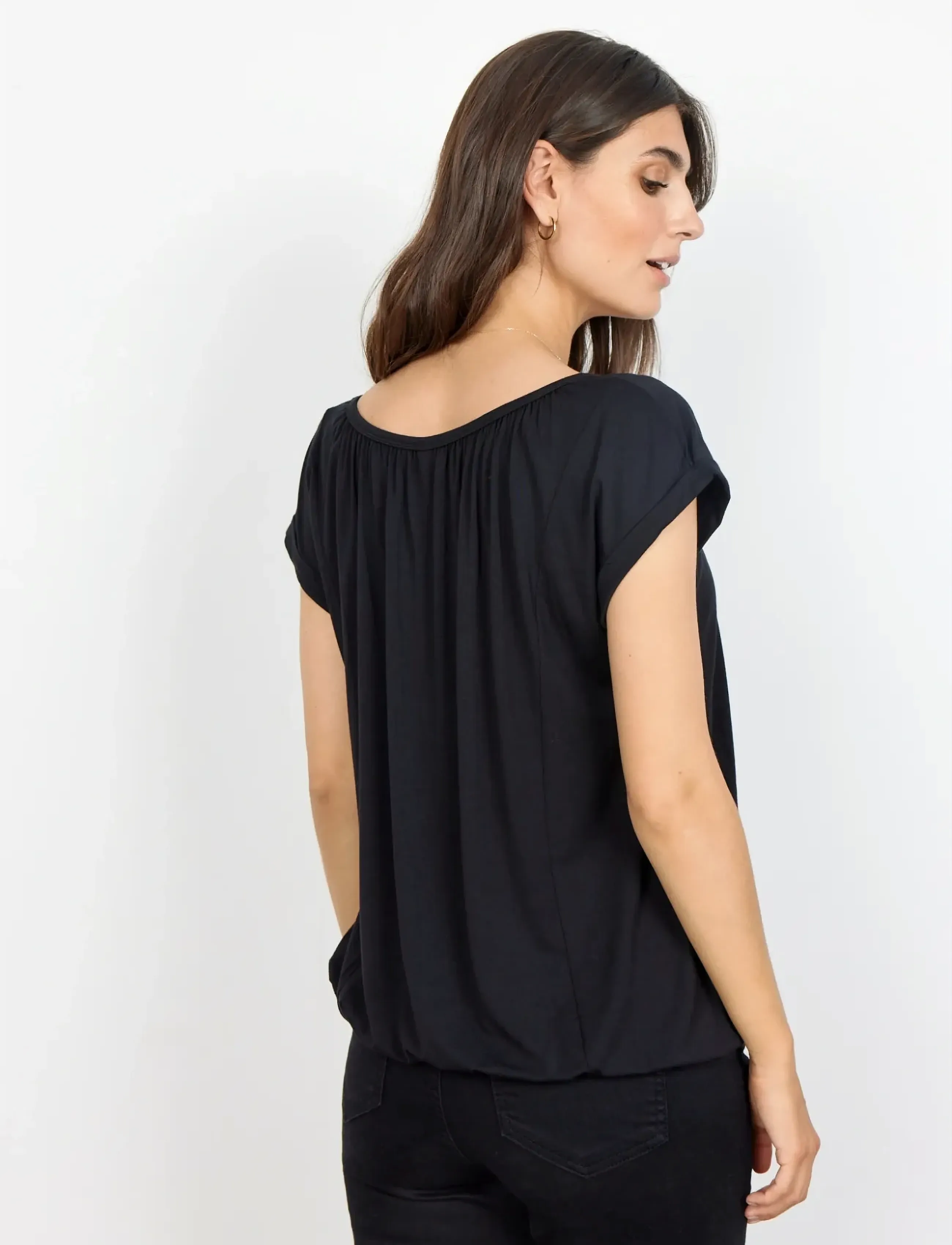 Soyaconcept - SC-MARICA - kurzämlige blusen - black - 3