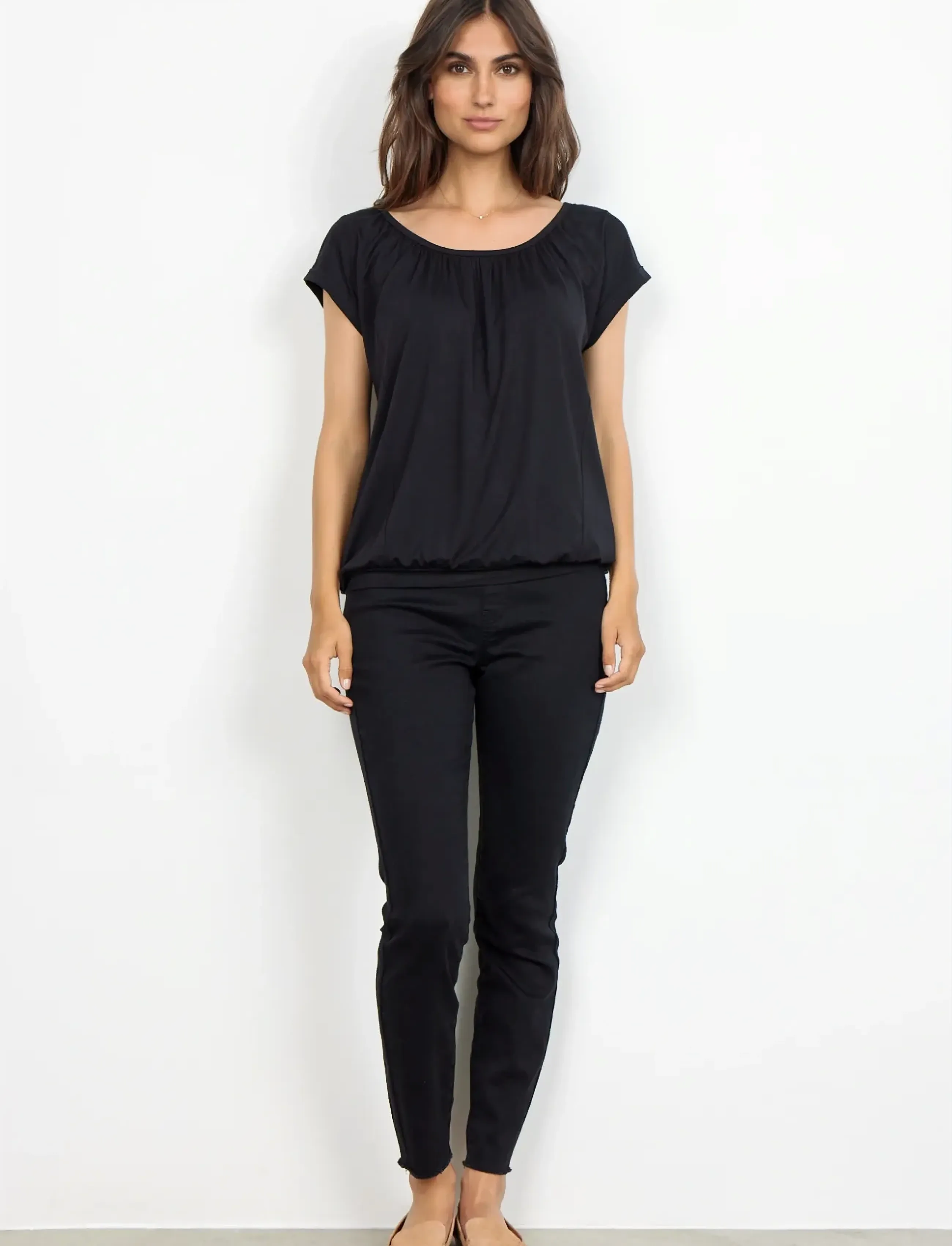 Soyaconcept - SC-MARICA - kurzämlige blusen - black - 4