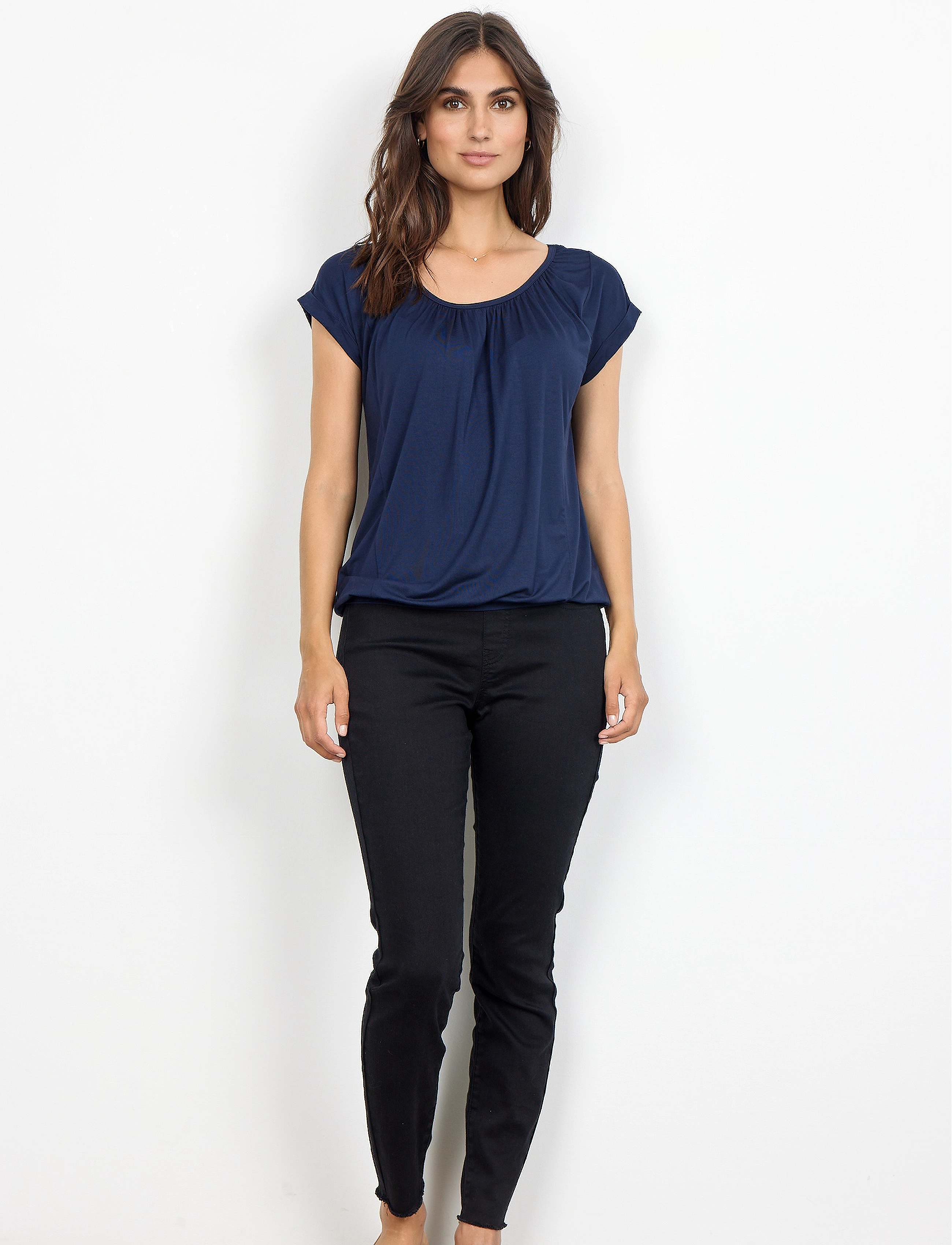 Soyaconcept - SC-MARICA - kurzämlige blusen - navy - 3