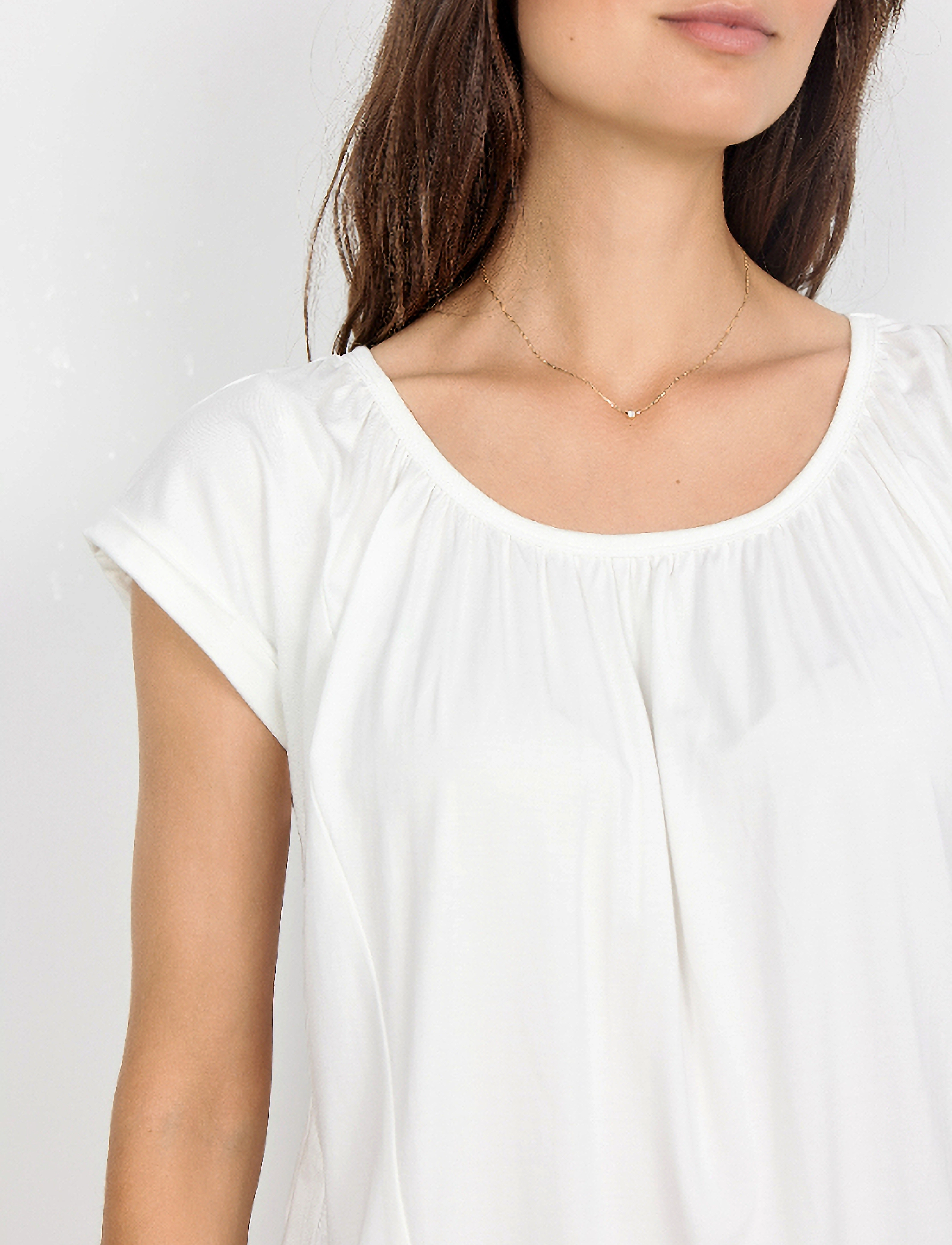 Soyaconcept - SC-MARICA - short-sleeved blouses - offwhite - 5