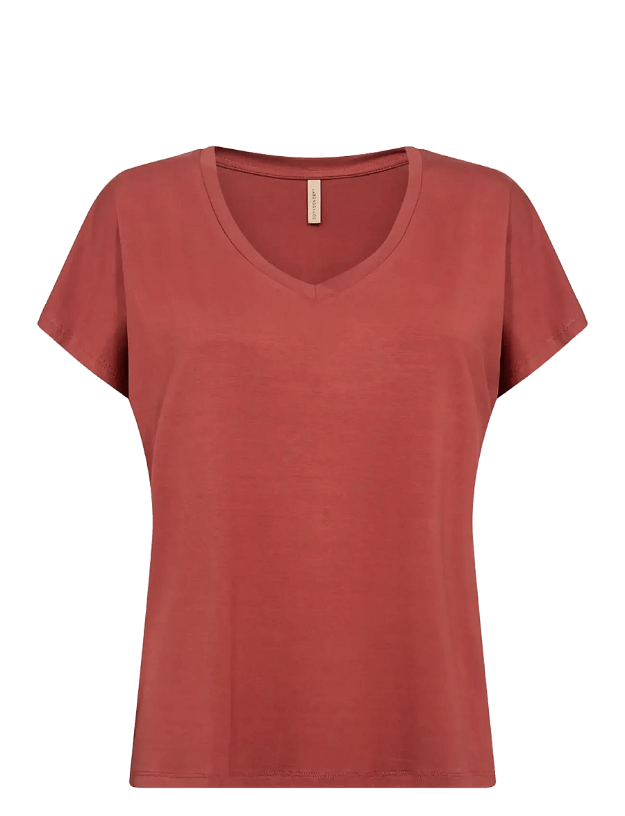 Soyaconcept - SC-MARICA - t-shirts - 4577 mineral red - 1