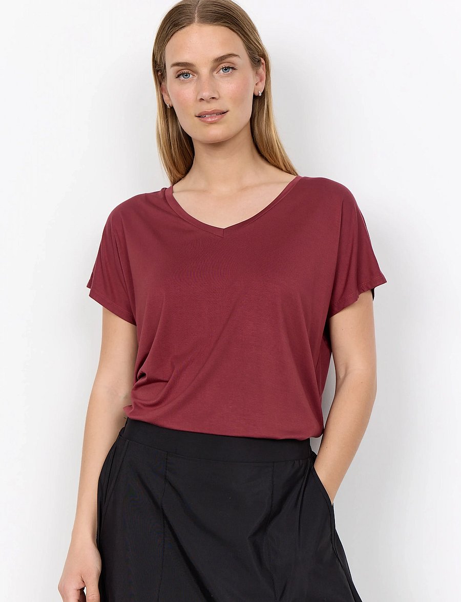 Soyaconcept - SC-MARICA - t-särgid - 4985 oxblood red - 0