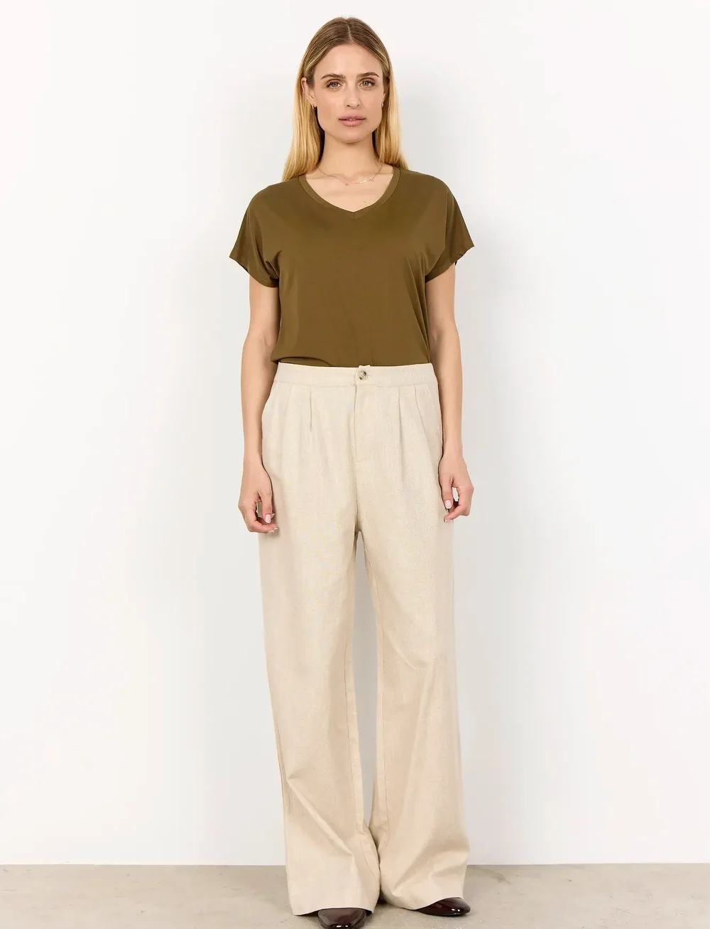 Soyaconcept - SC-MARICA - t-shirts - 7230 misty olive - 4
