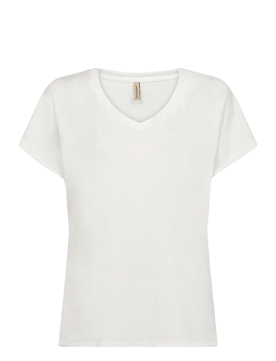 Soyaconcept - SC-MARICA - t-shirts - offwhite - 1