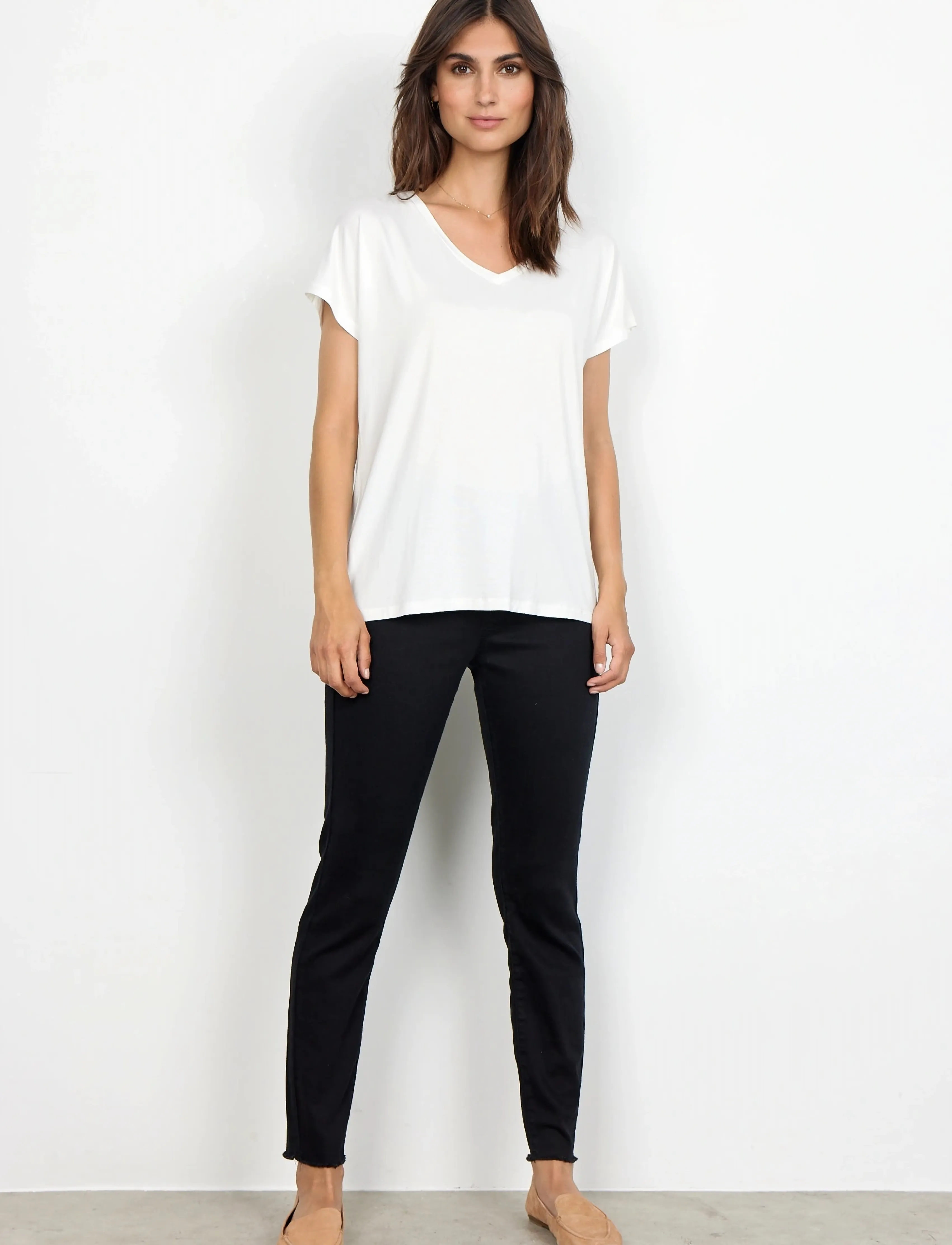 Soyaconcept - SC-MARICA - t-shirts - offwhite - 3