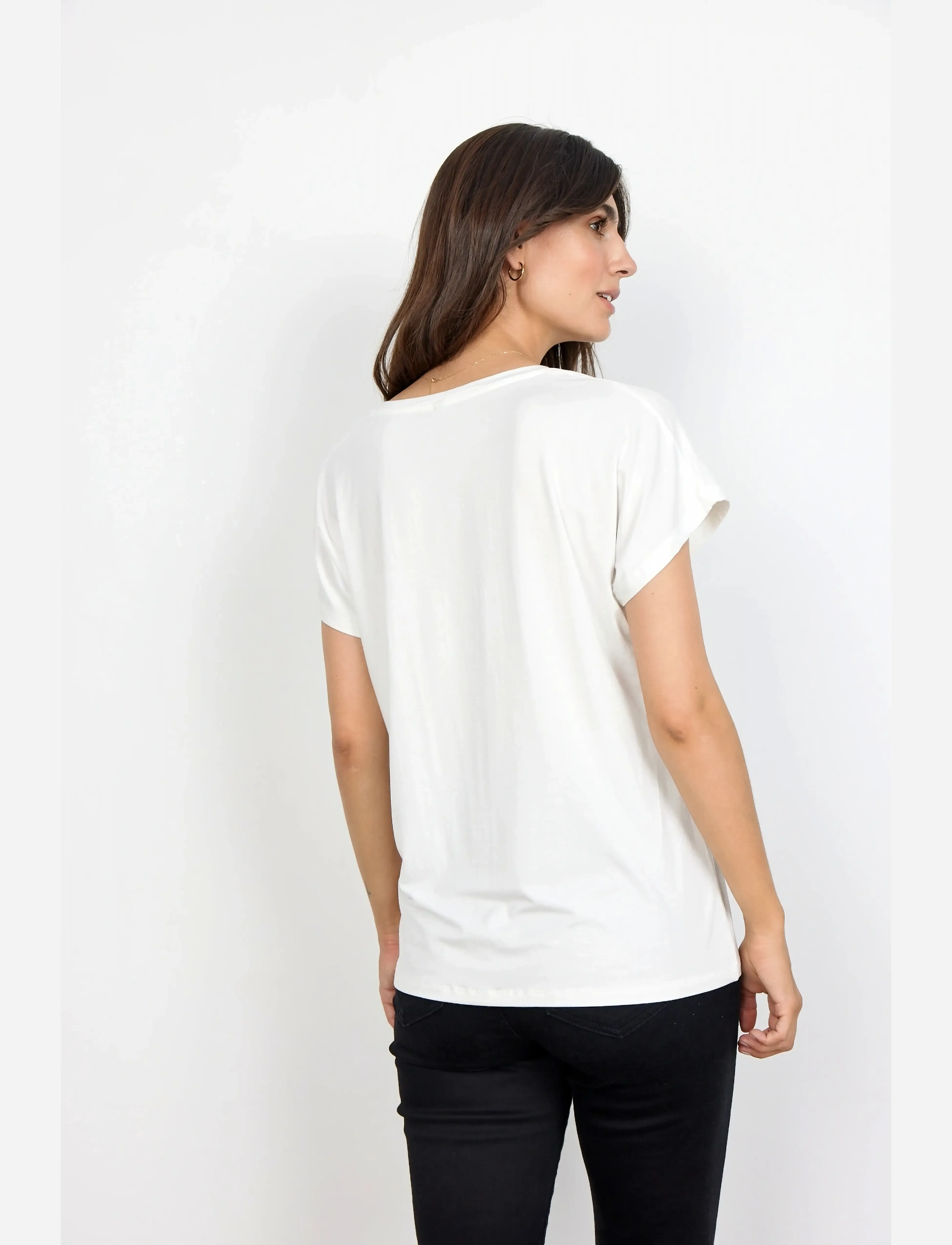 Soyaconcept - SC-MARICA - t-shirts - offwhite - 4