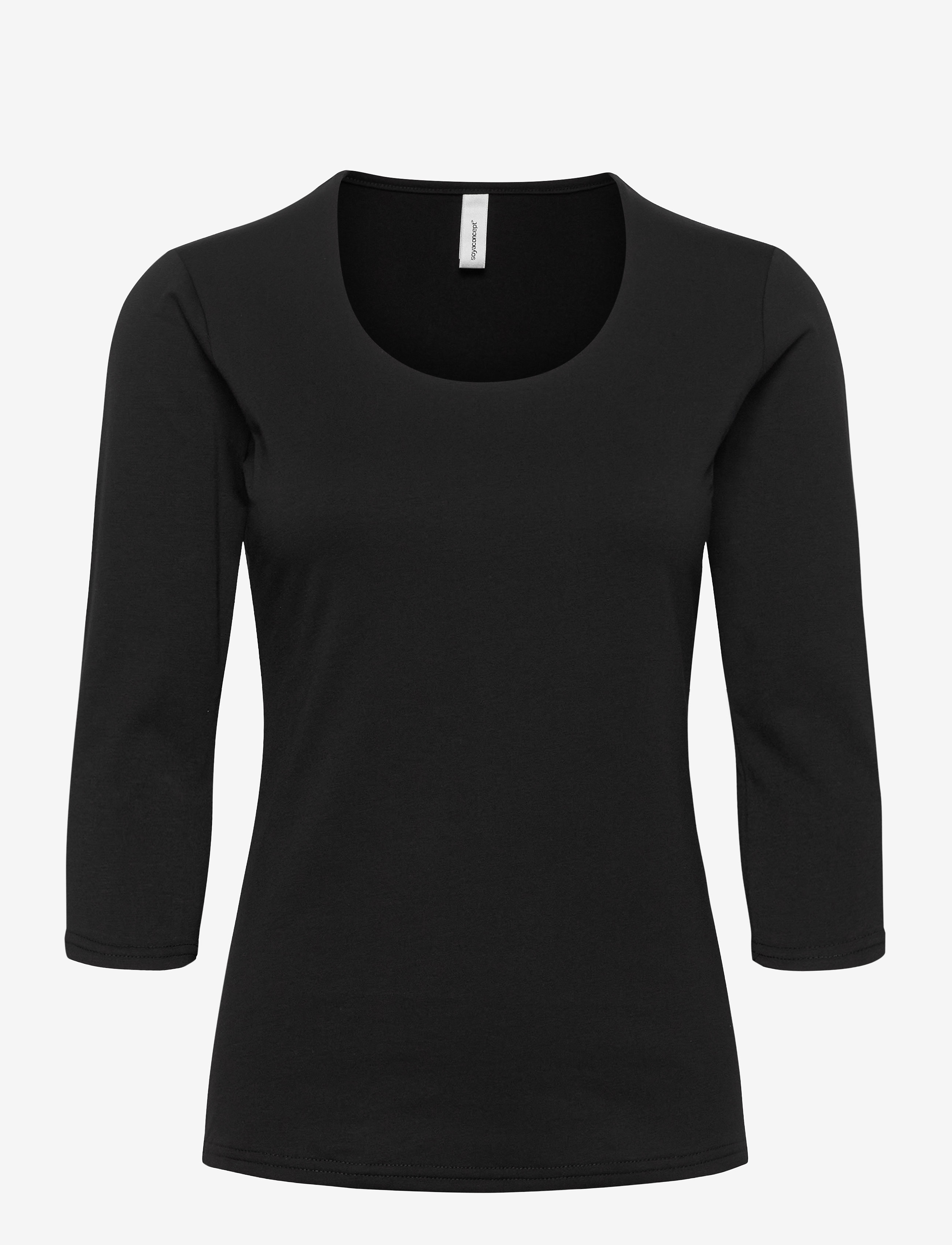 Soyaconcept SC-PYLLE - T-shirts & tops - BLACK / black