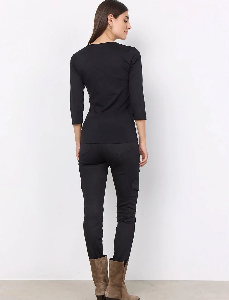 Soyaconcept - SC-PYLLE - langärmlige tops - black - 3