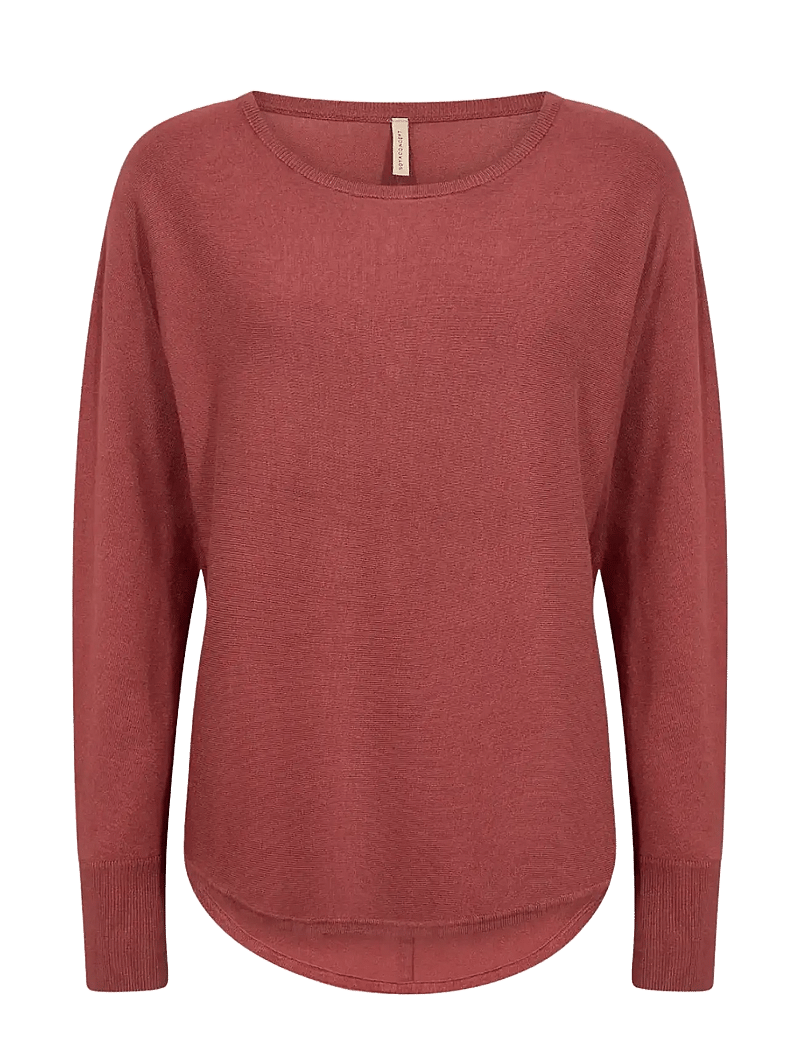 Soyaconcept - SC-DOLLIE - striktrøjer - 94577 mineral red mel - 1