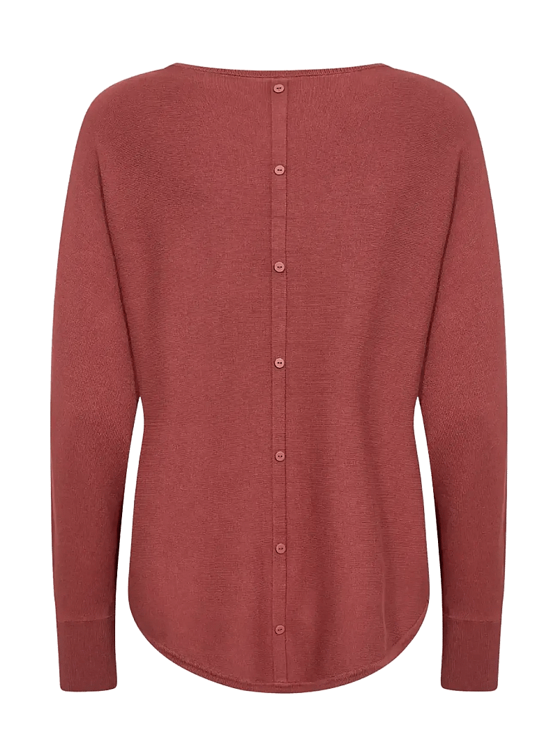 Soyaconcept - SC-DOLLIE - striktrøjer - 94577 mineral red mel - 2