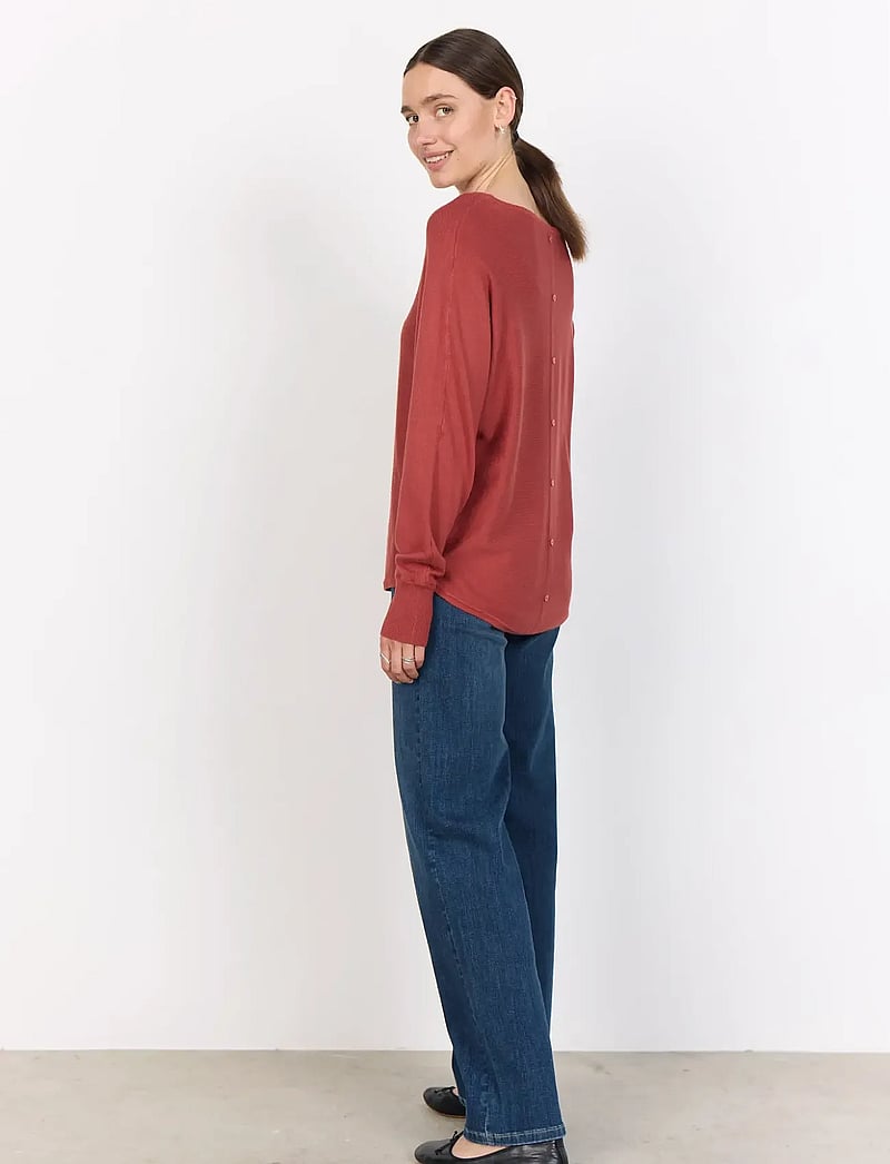 Soyaconcept - SC-DOLLIE - striktrøjer - 94577 mineral red mel - 3