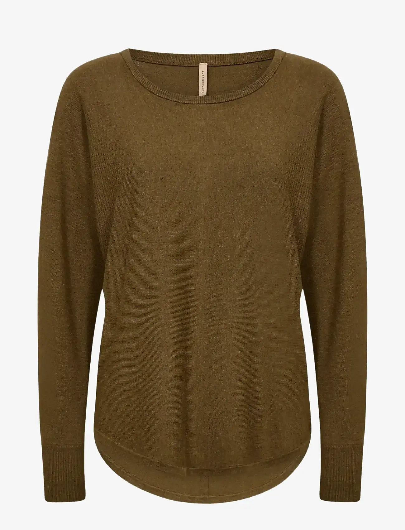 Soyaconcept - SC-DOLLIE - stickade tröjor - 97230 misty olive mel - 1
