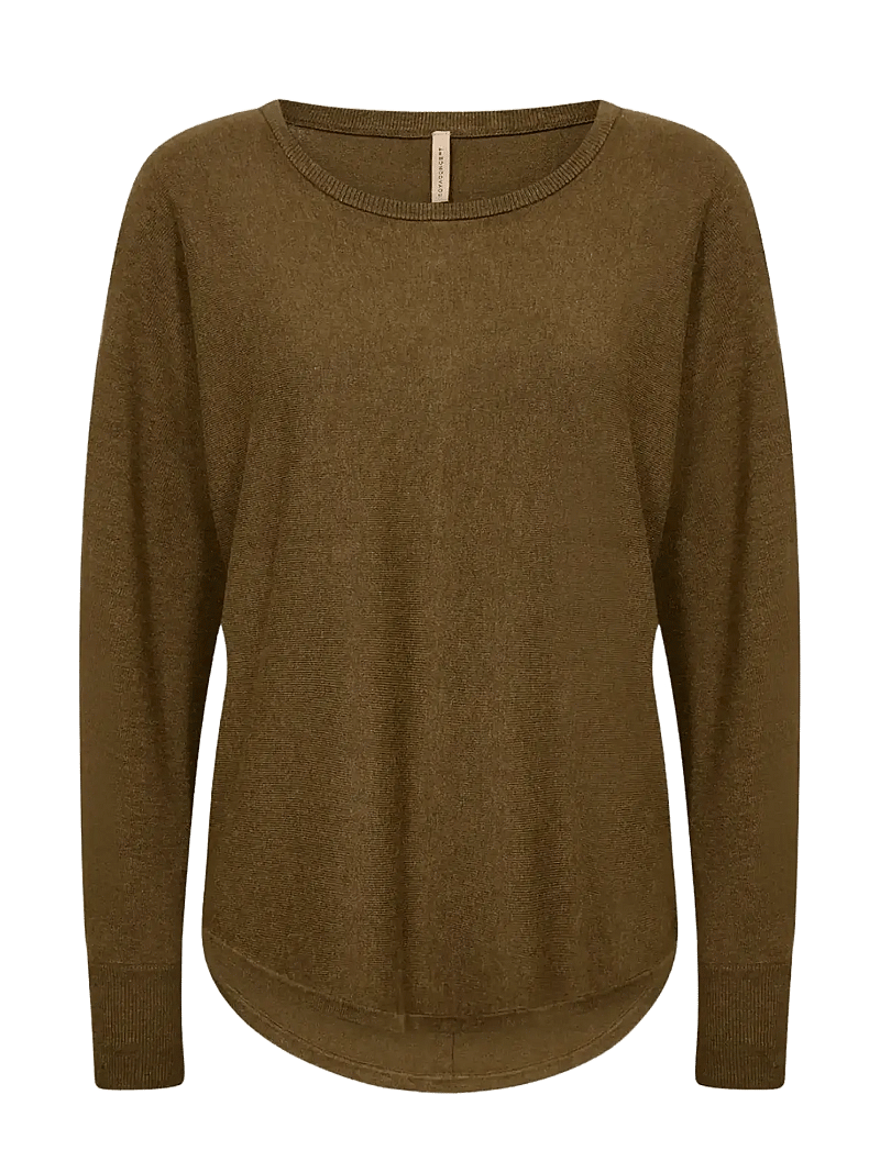 Soyaconcept - SC-DOLLIE - stickade tröjor - 97230 misty olive mel - 1