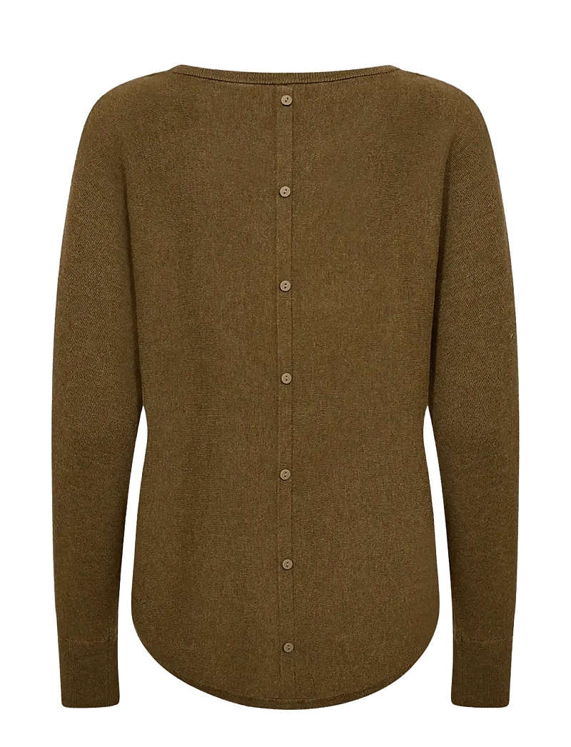 Soyaconcept - SC-DOLLIE - stickade tröjor - 97230 misty olive mel - 2