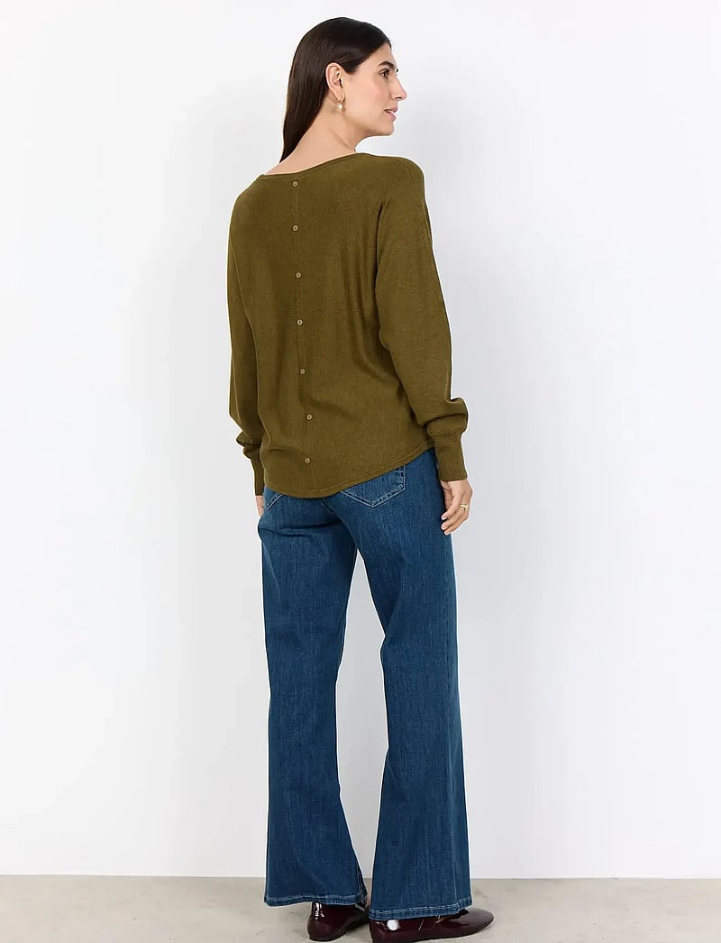 Soyaconcept - SC-DOLLIE - stickade tröjor - 97230 misty olive mel - 3