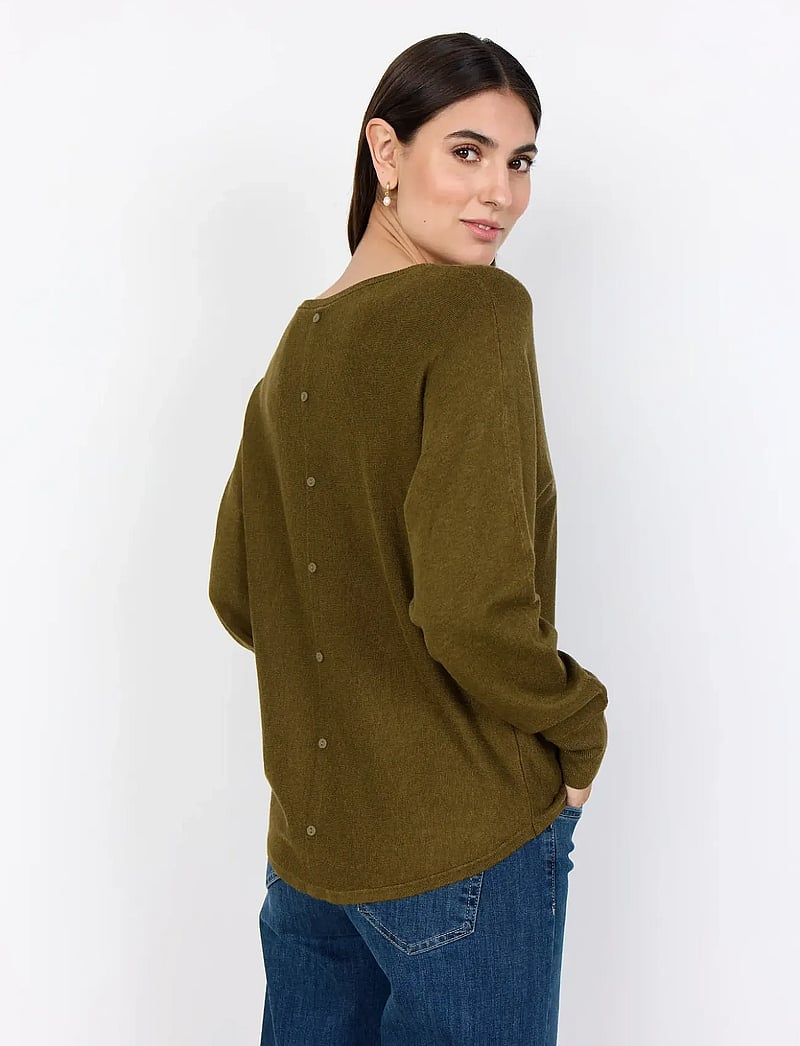 Soyaconcept - SC-DOLLIE - stickade tröjor - 97230 misty olive mel - 5