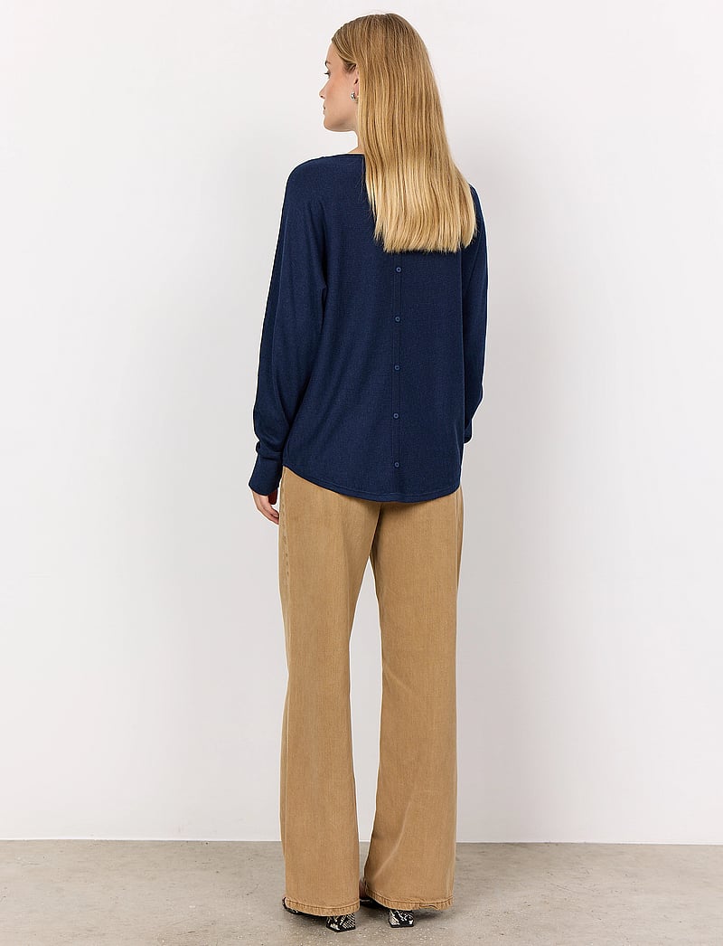 Soyaconcept - SC-DOLLIE - striktrøjer - blue iris melange - 3