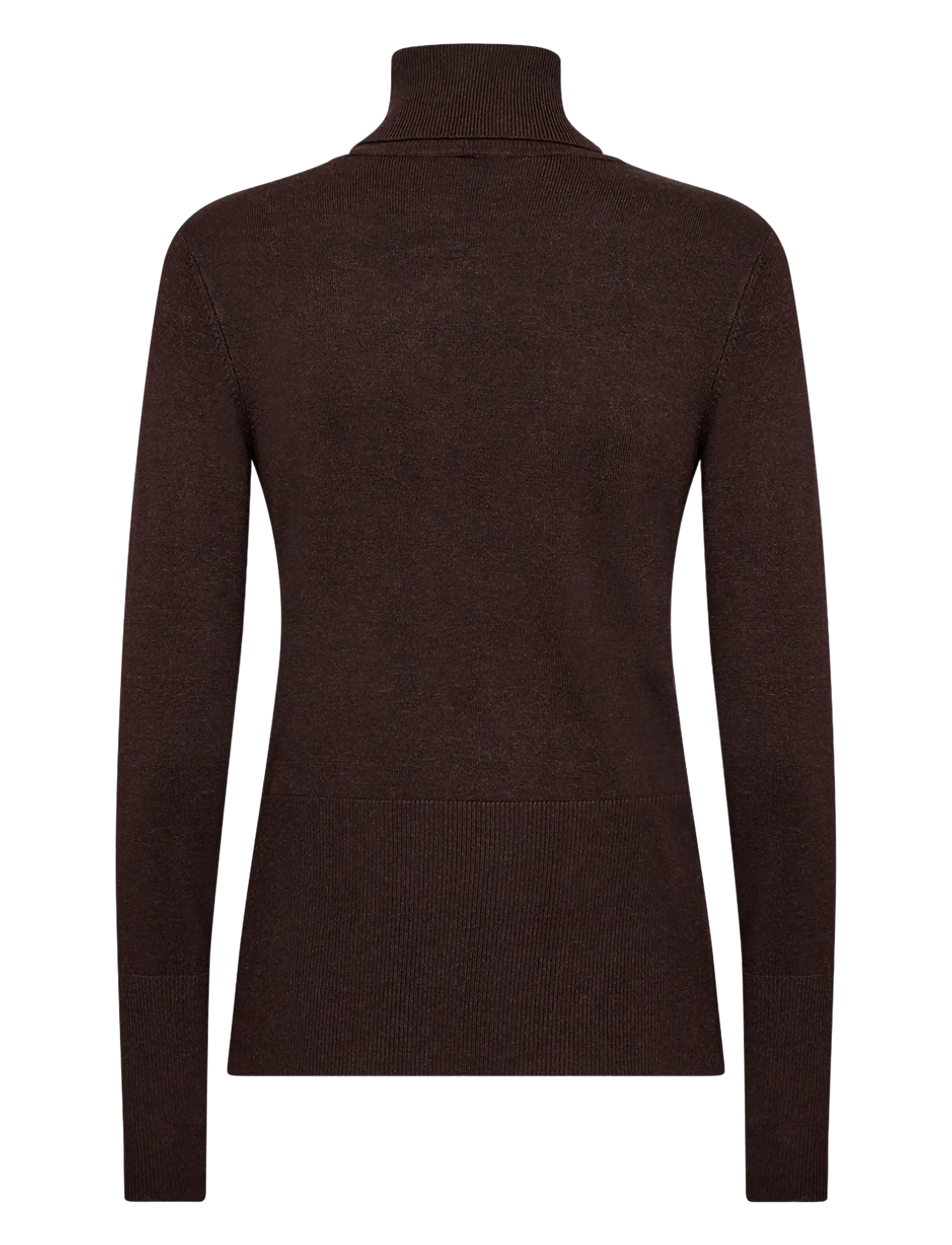 Soyaconcept - SC-DOLLIE - rollkragenpullover - 98980 chocolate plum melange - 2