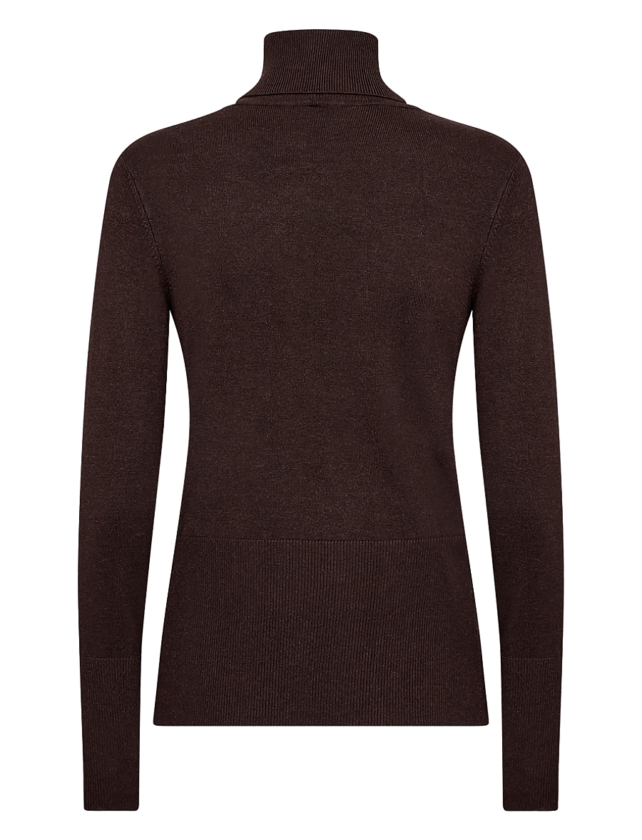 Soyaconcept - SC-DOLLIE - rollkragenpullover - 98980 chocolate plum melange - 2