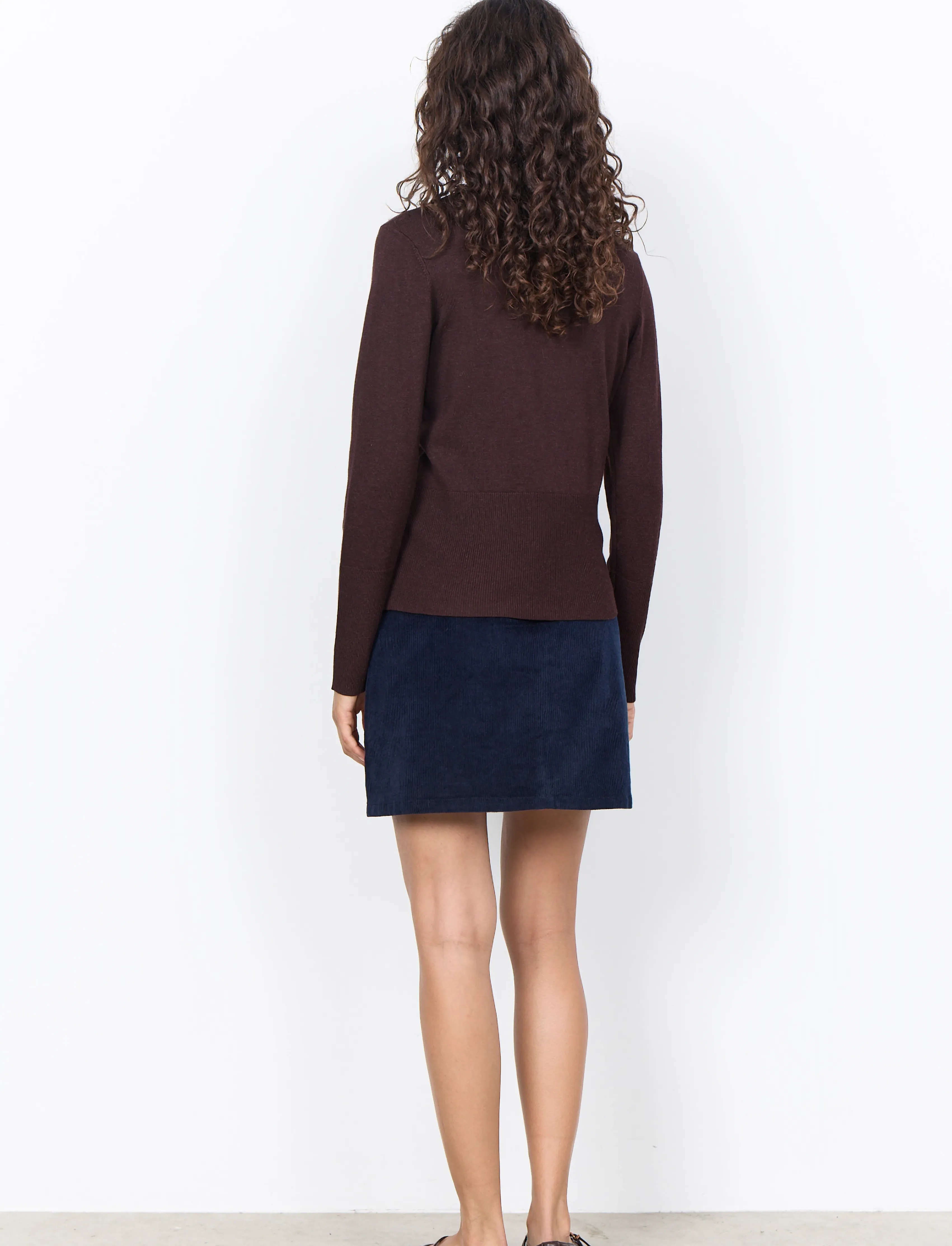 Soyaconcept - SC-DOLLIE - rollkragenpullover - 98980 chocolate plum melange - 4