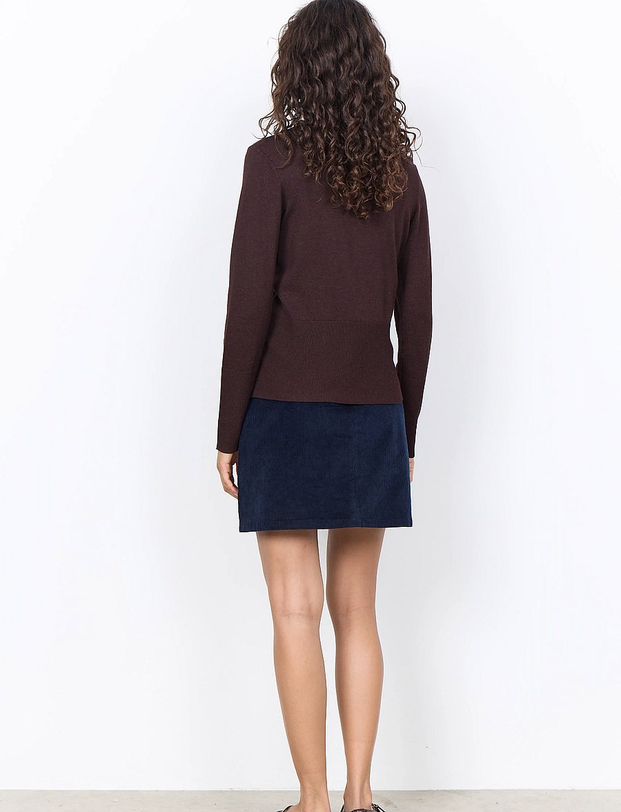 Soyaconcept - SC-DOLLIE - rollkragenpullover - 98980 chocolate plum melange - 4