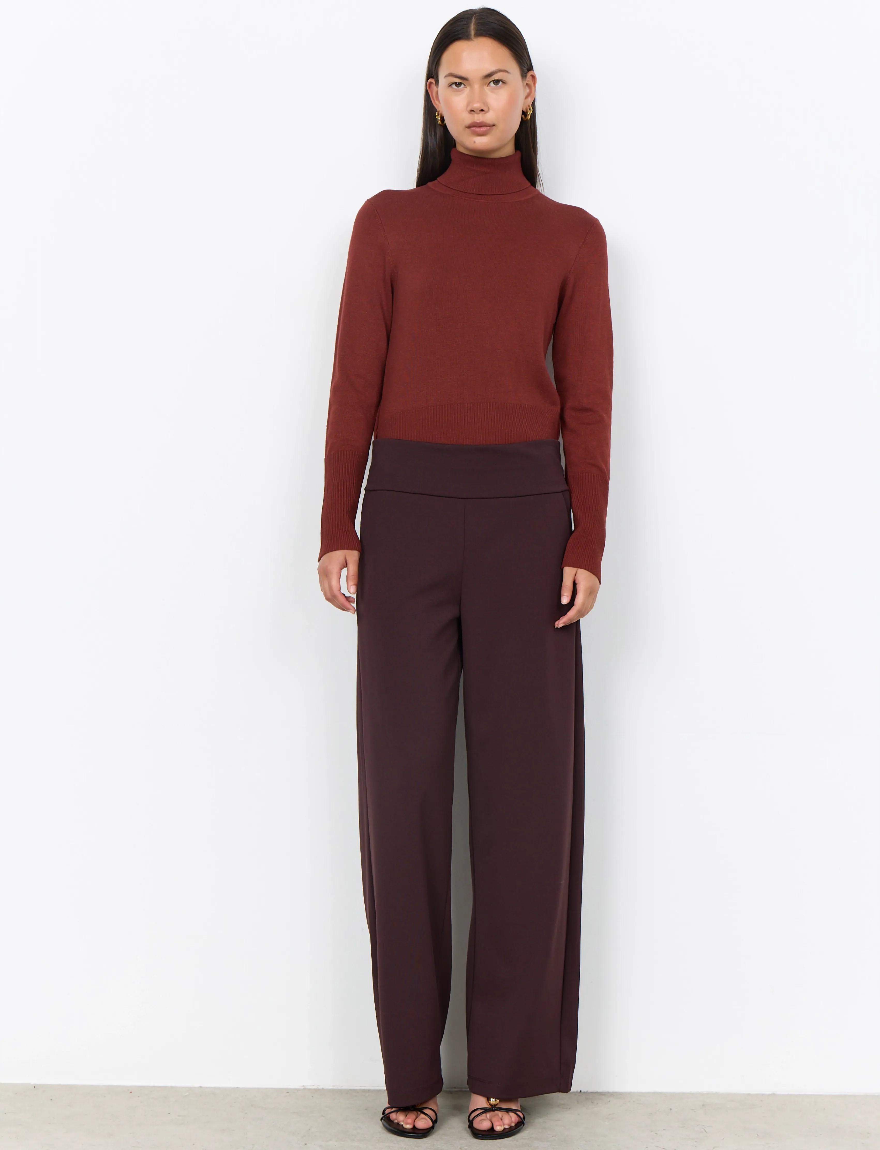 Soyaconcept - SC-DOLLIE - rollkragenpullover - 94495 madder brown melange - 3