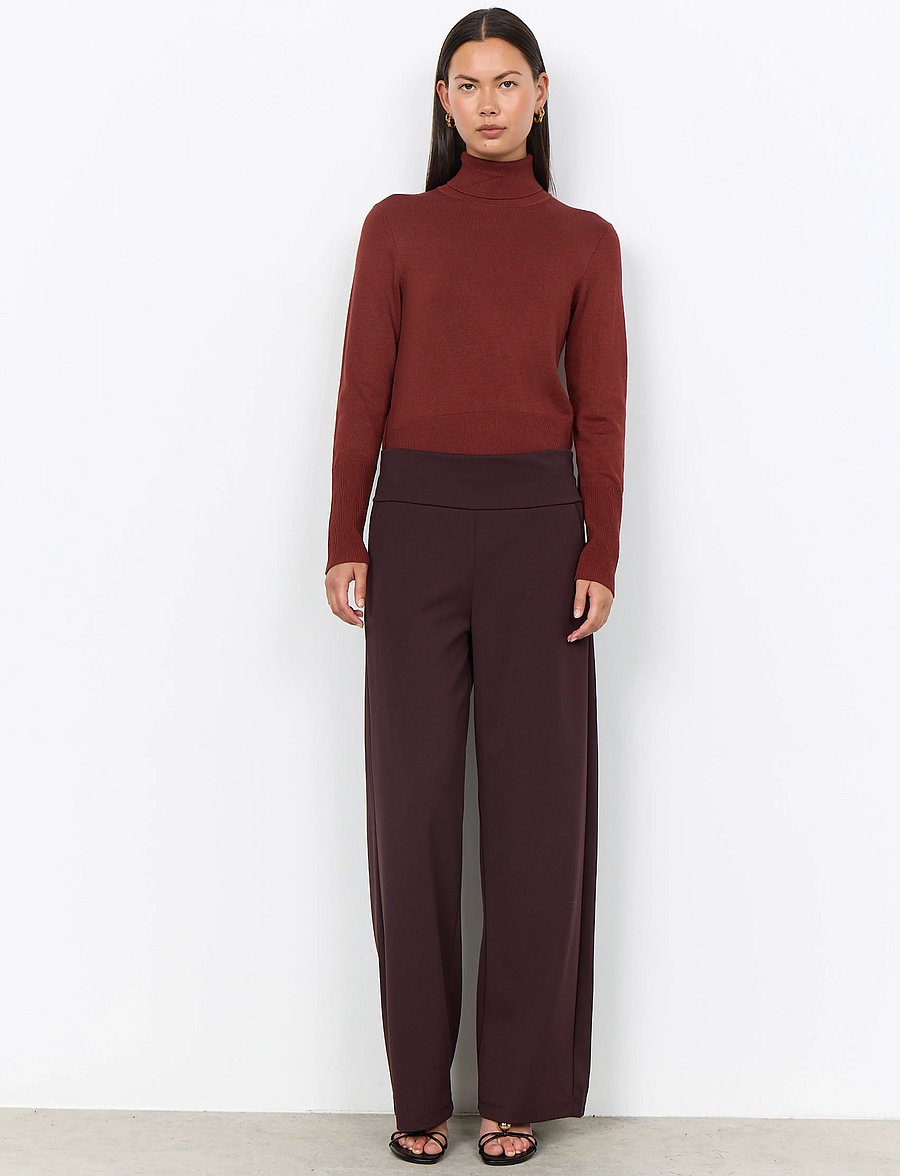 Soyaconcept - SC-DOLLIE - rollkragenpullover - 94495 madder brown melange - 3