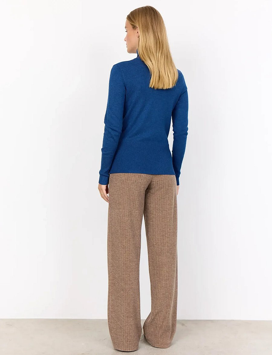 Soyaconcept - SC-DOLLIE - polotröjor - 96832 estate blue melange - 3