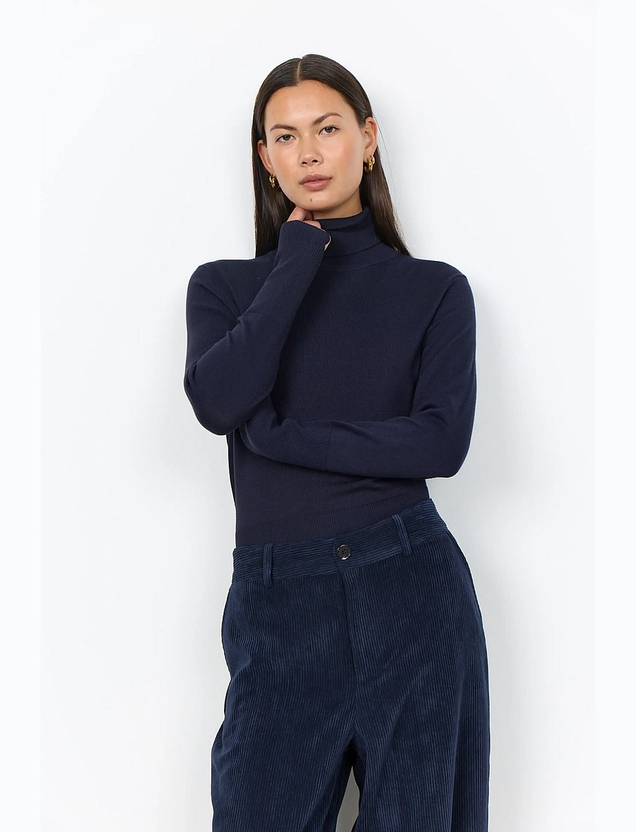 Soyaconcept - SC-DOLLIE - rollkragenpullover - 6910 navy - 0