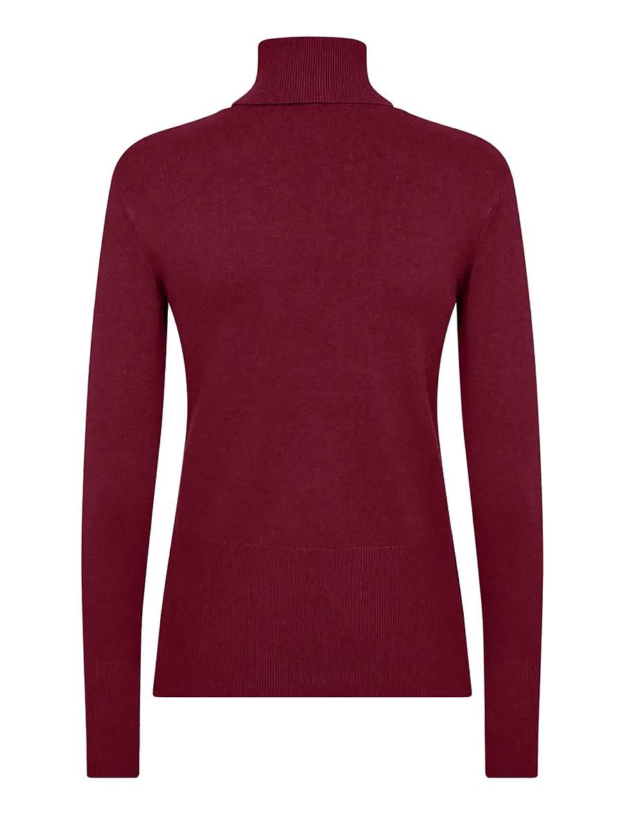 Soyaconcept - SC-DOLLIE - kõrge kaelusega kudumid - 94850 dark red mel - 2