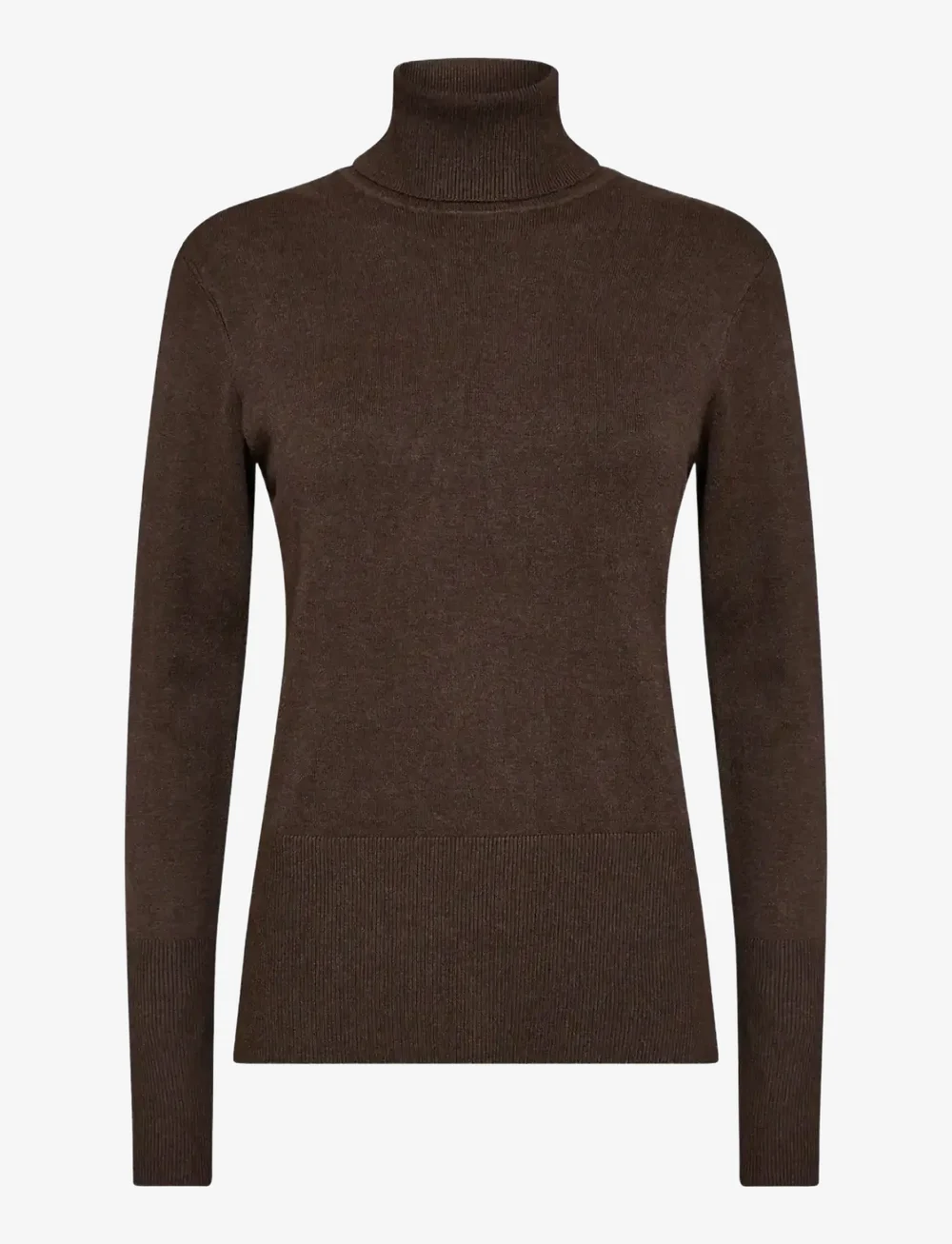 Soyaconcept - SC-DOLLIE - rollkragenpullover - 98694 hot fudge melange - 1