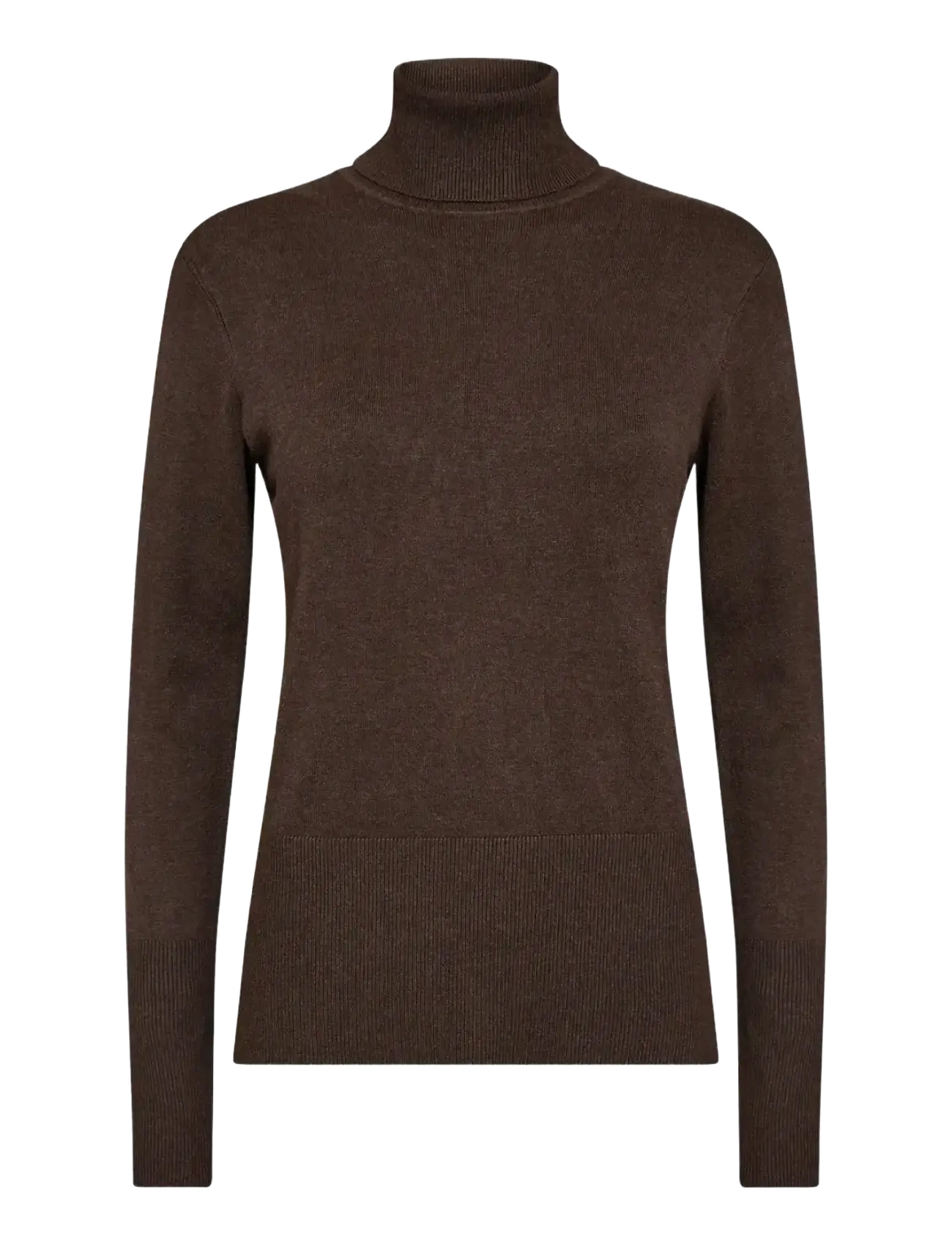 Soyaconcept SC-DOLLIE - Rollkragenpullover - 98694 HOT FUDGE MELANGE / brown