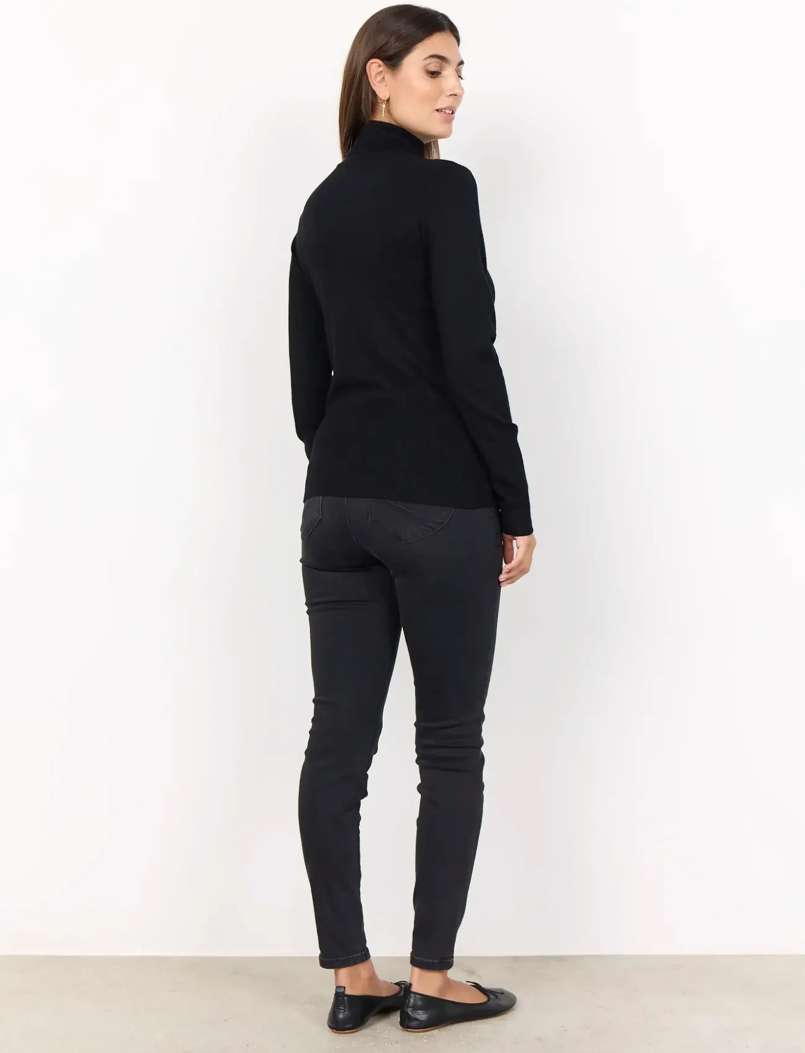 Soyaconcept - SC-DOLLIE - rollkragenpullover - black - 3