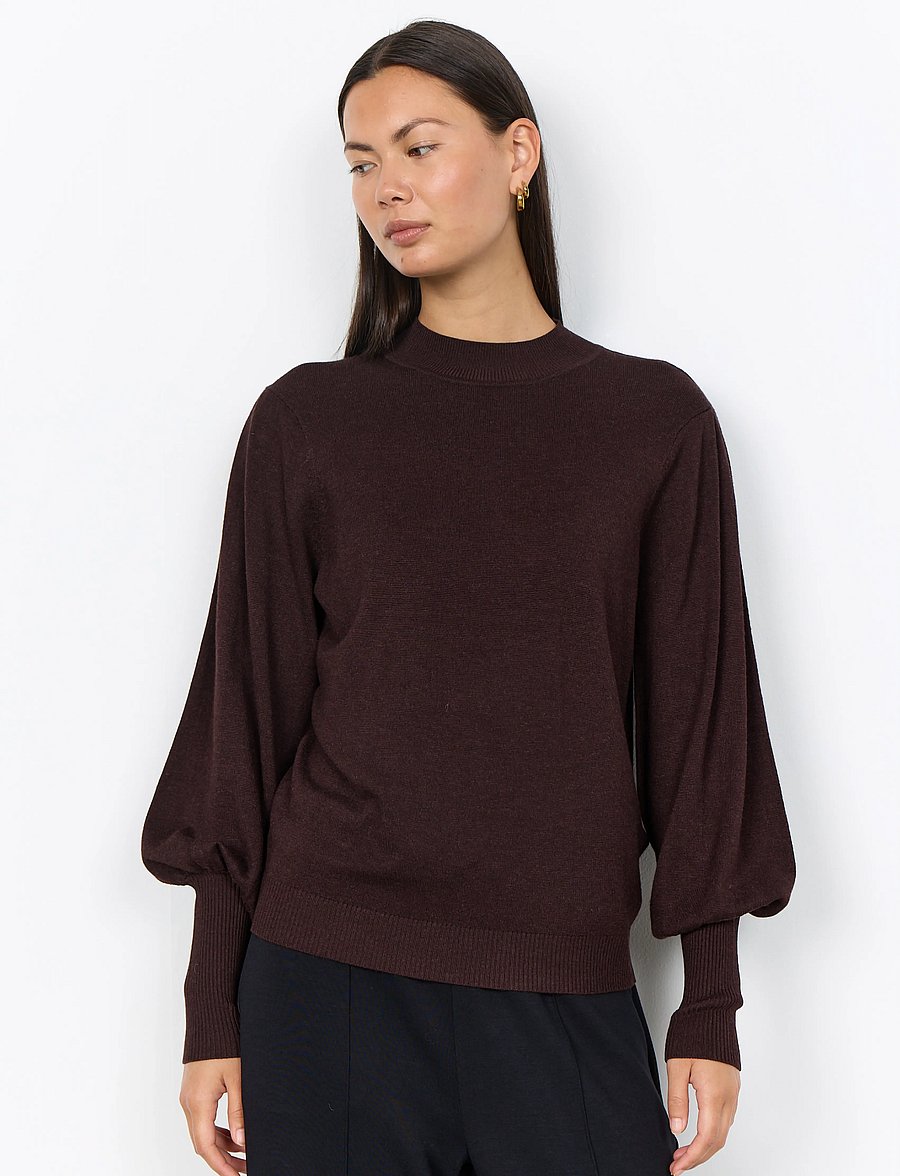 Soyaconcept - SC-DOLLIE - pullover - 98980 chocolate plum melange - 0