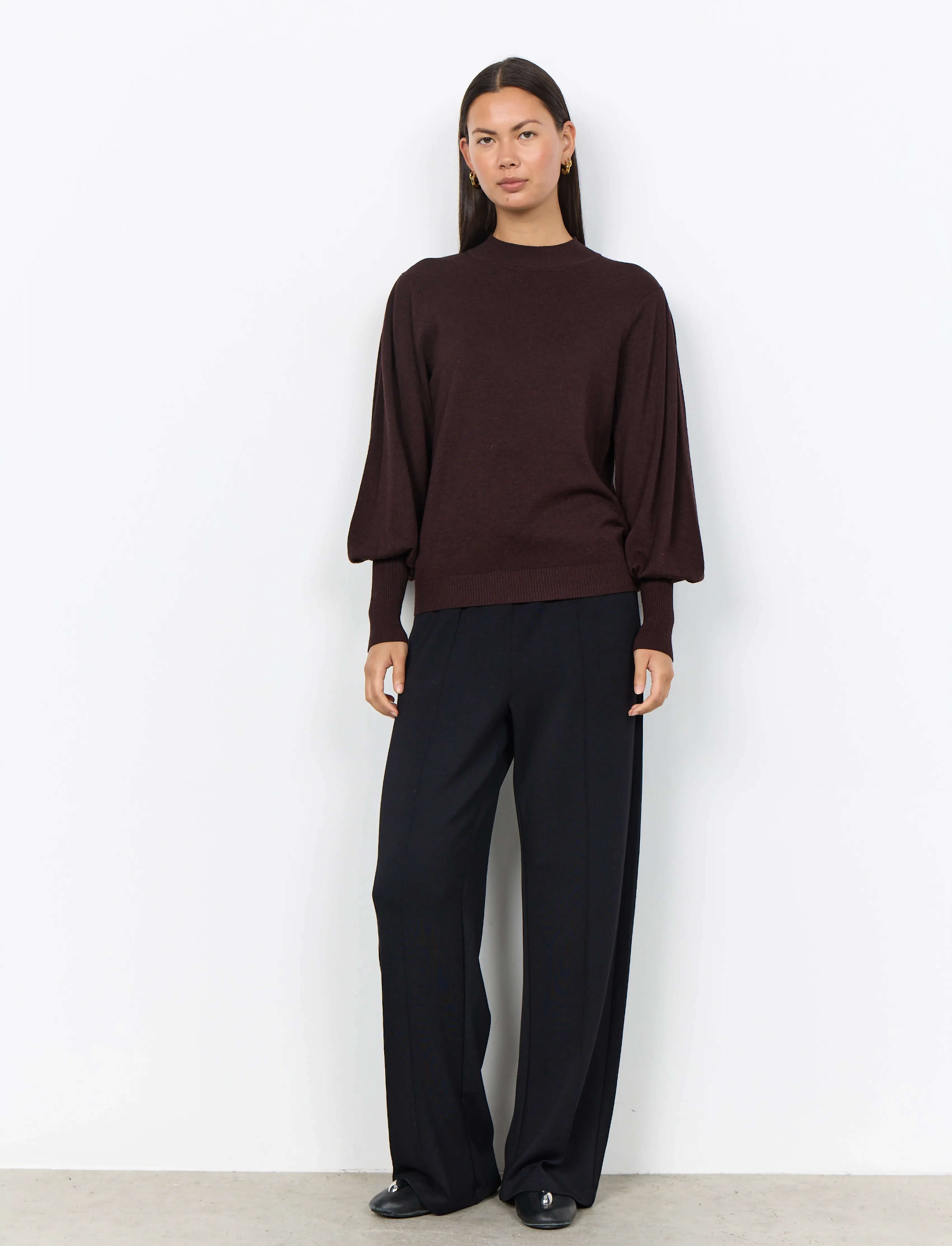Soyaconcept - SC-DOLLIE - jumpers - 98980 chocolate plum melange - 3