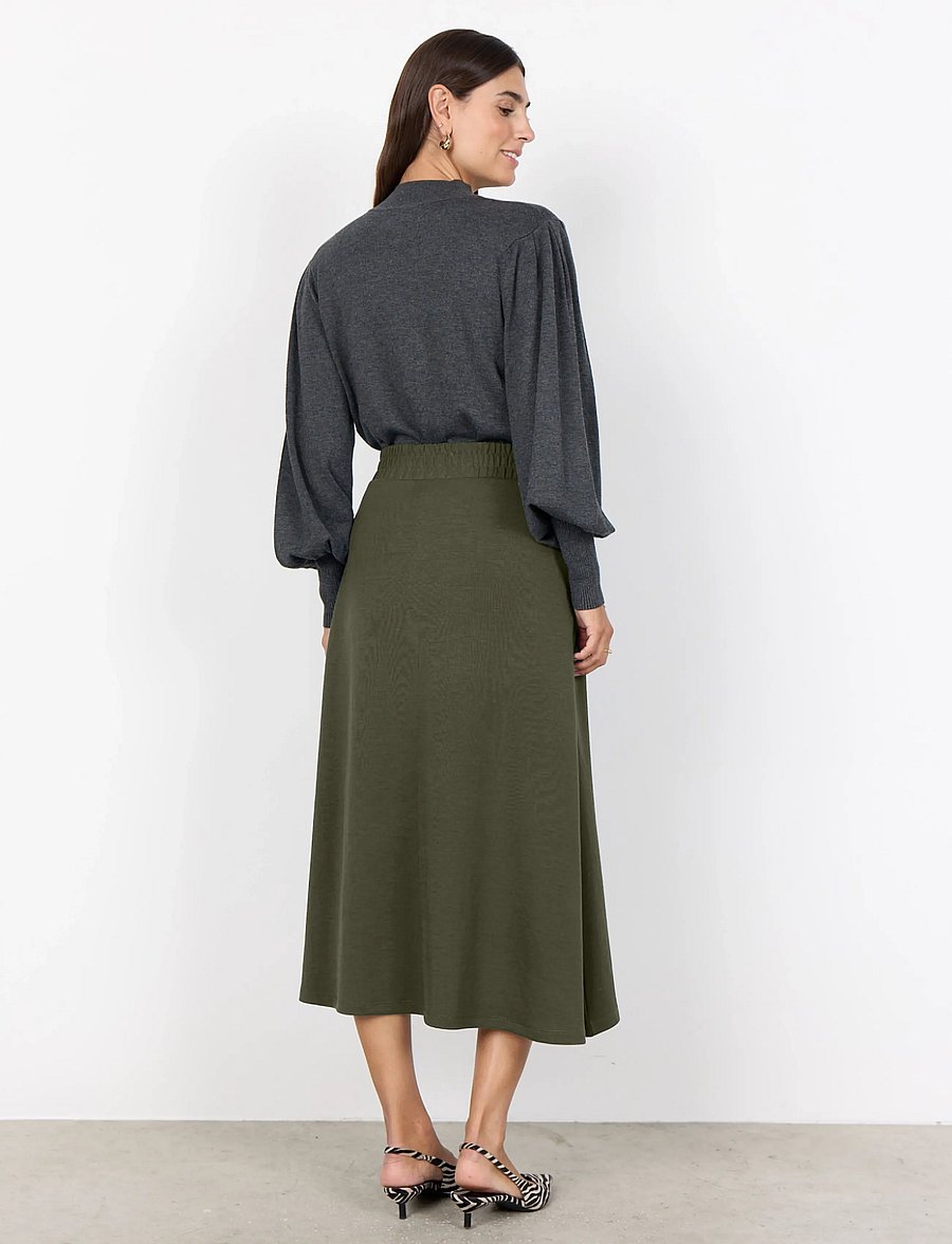 Soyaconcept - SC-DOLLIE - striktrøjer - 99870 dark earth melange - 3