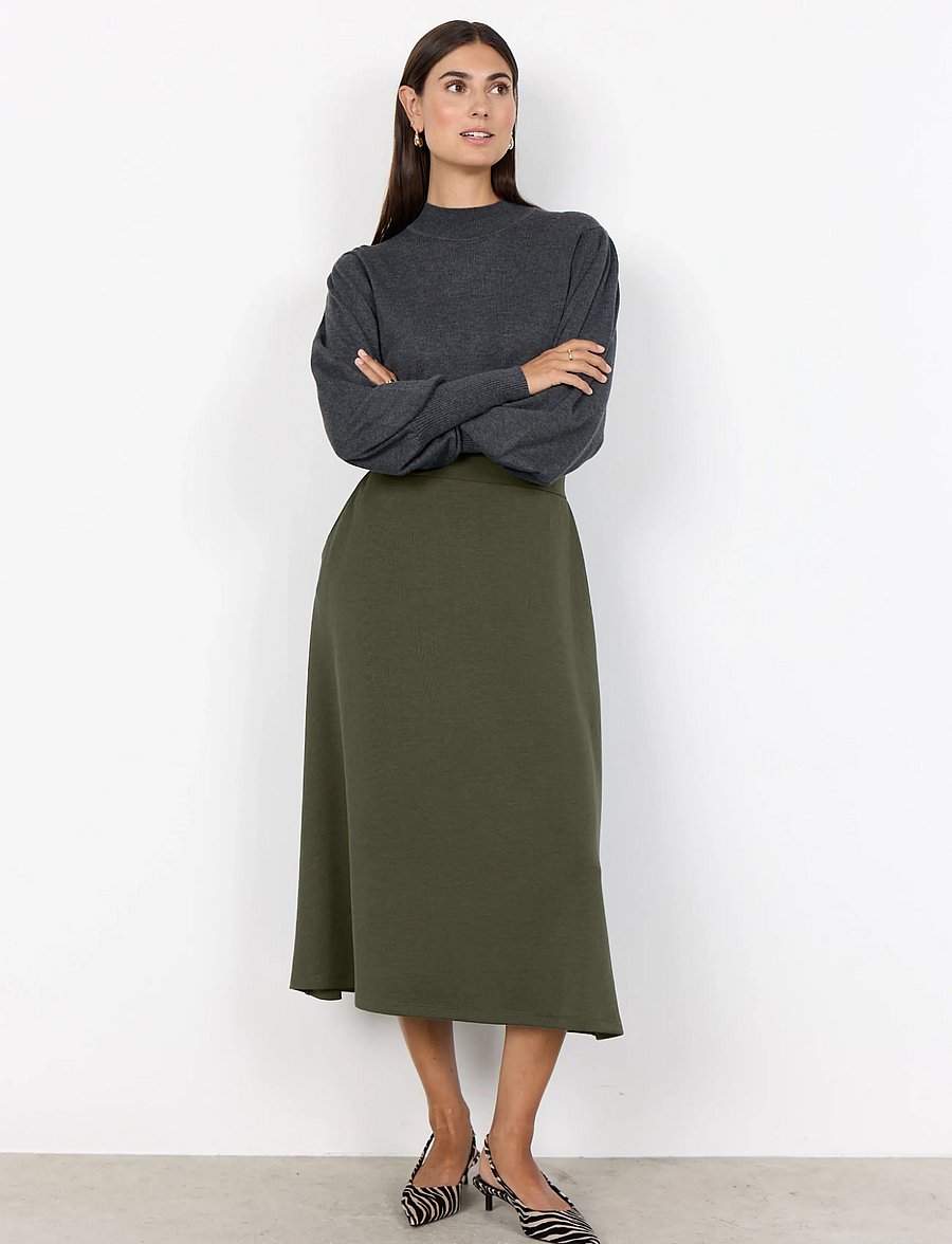 Soyaconcept - SC-DOLLIE - striktrøjer - 99870 dark earth melange - 4