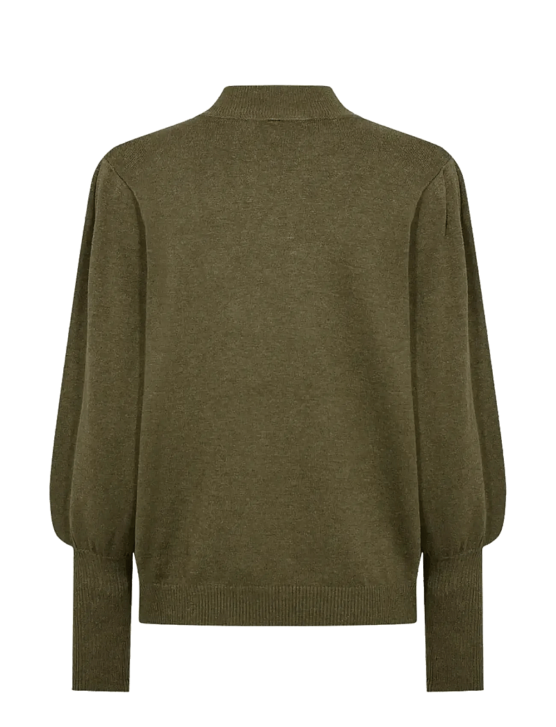 Soyaconcept - SC-DOLLIE - stickade tröjor - 97965 dark olive mel - 2