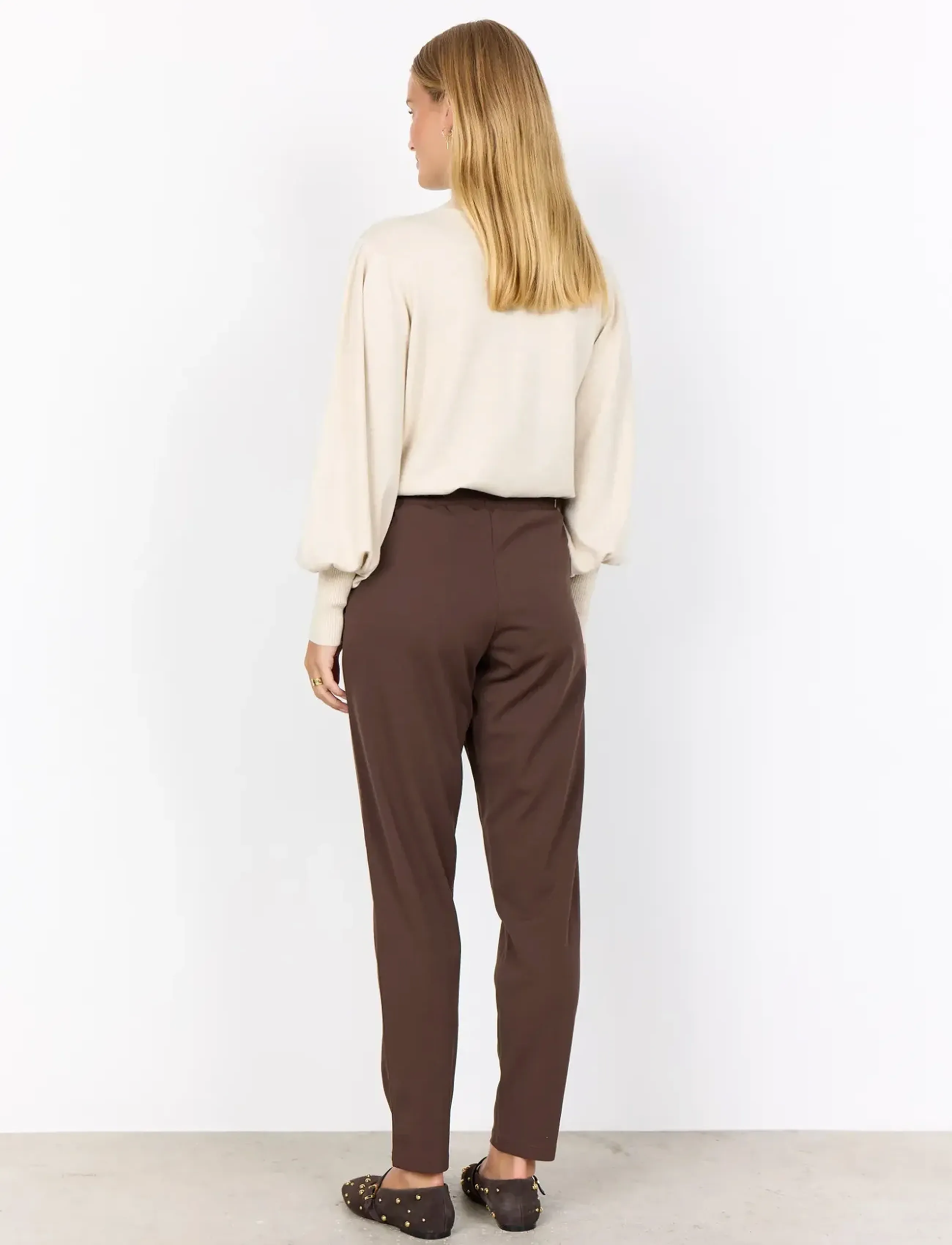 Soyaconcept - SC-DOLLIE - stickade tröjor - cream melange - 3