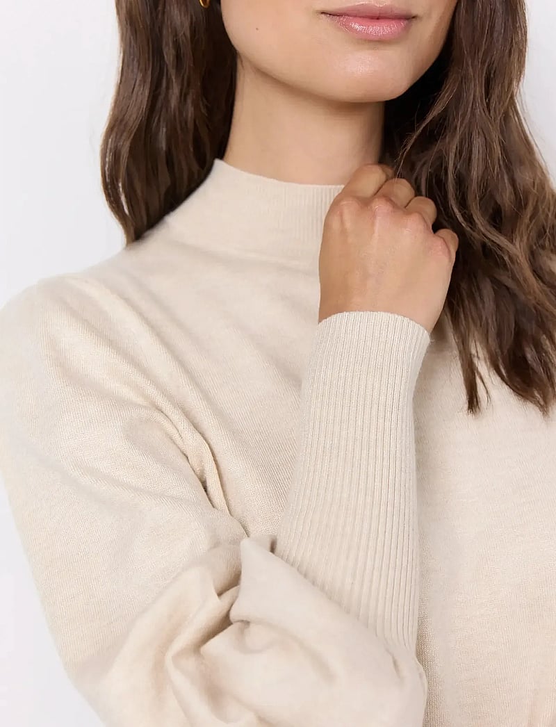 Soyaconcept - SC-DOLLIE - striktrøjer - cream melange - 5