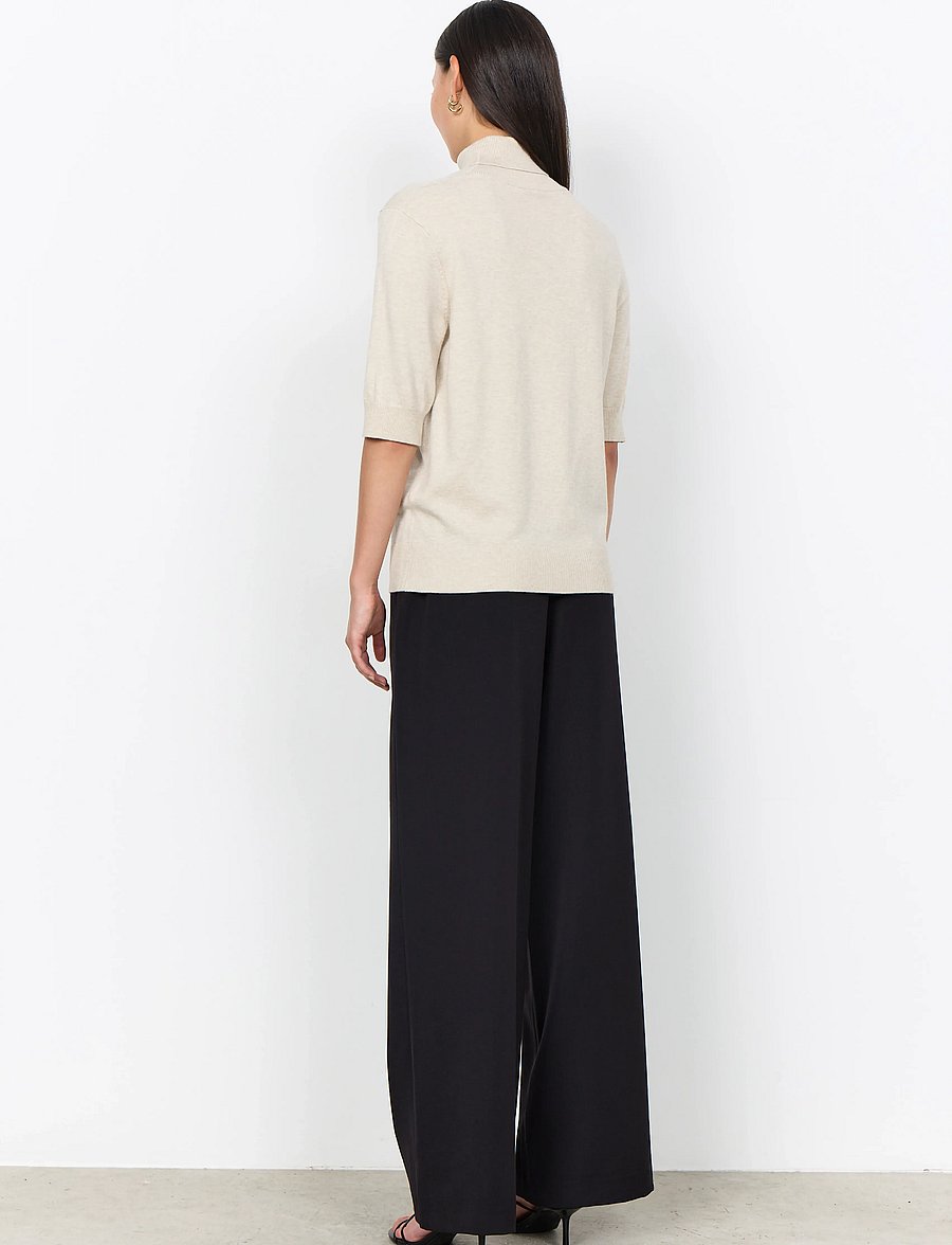 Soyaconcept - SC-DOLLIE - rollkragenpullover - 91500 light sand melange - 4