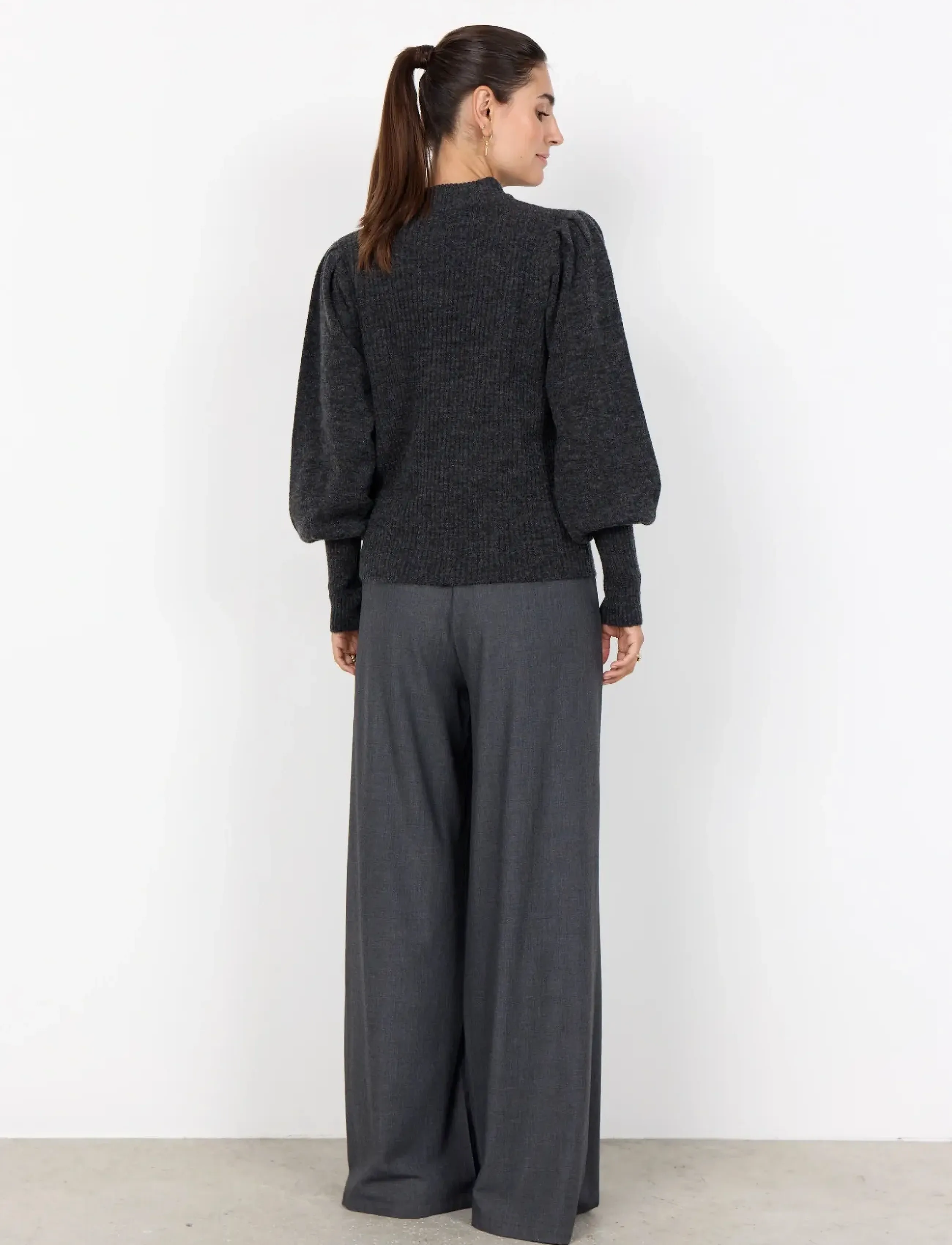 Soyaconcept - SC-NESSIE - tröjor - 99870 dark earth melange - 3