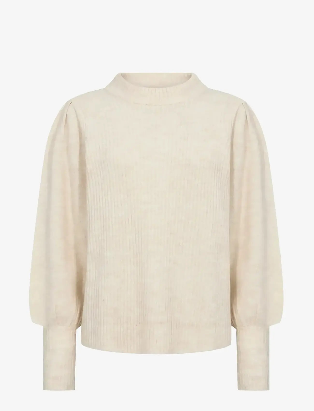 Soyaconcept - SC-NESSIE - stickade tröjor - 91620 cream melange - 1